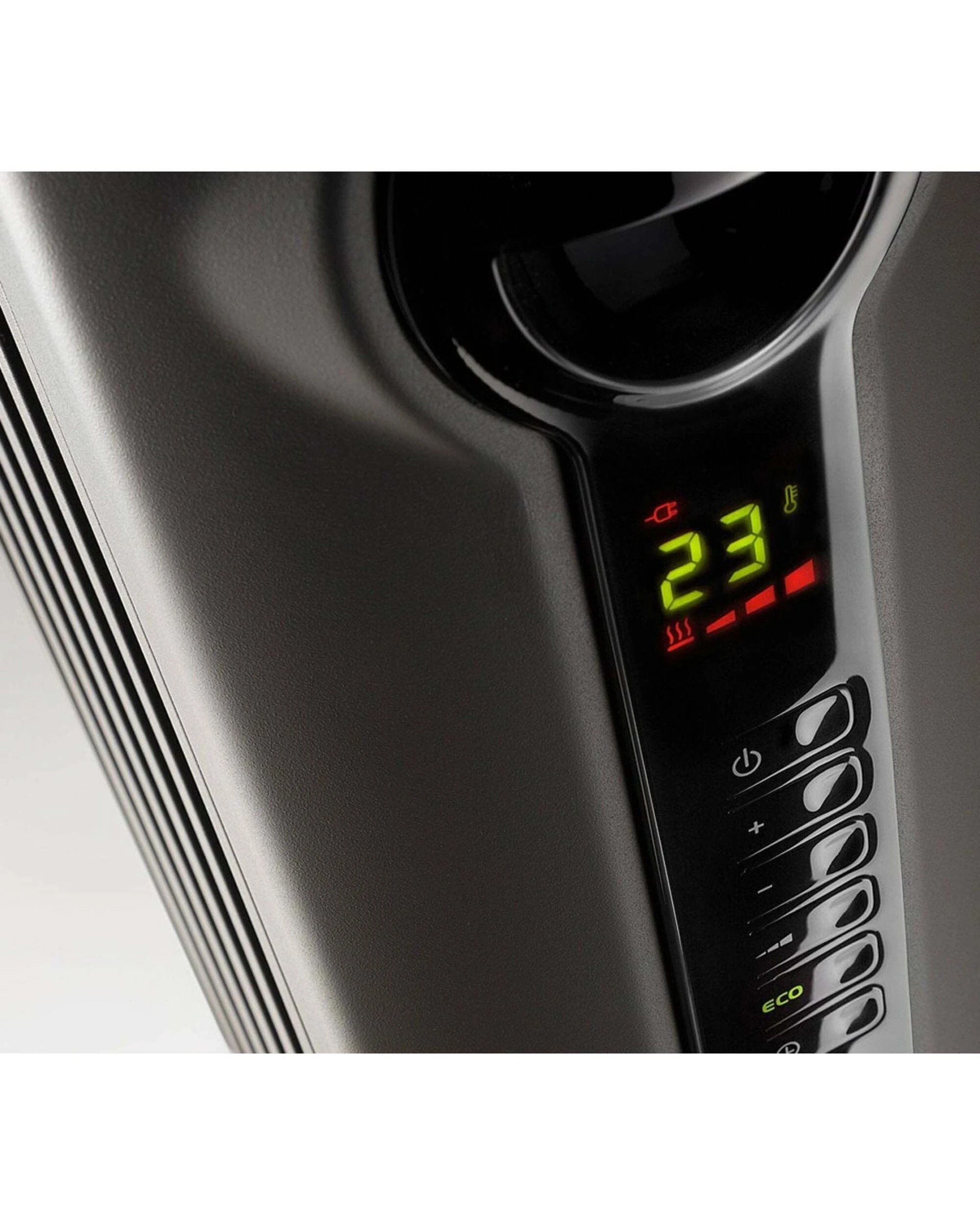 2 De'Longhi Radia S 2400W Digital Oil Column Heater Grey, 2 of 4