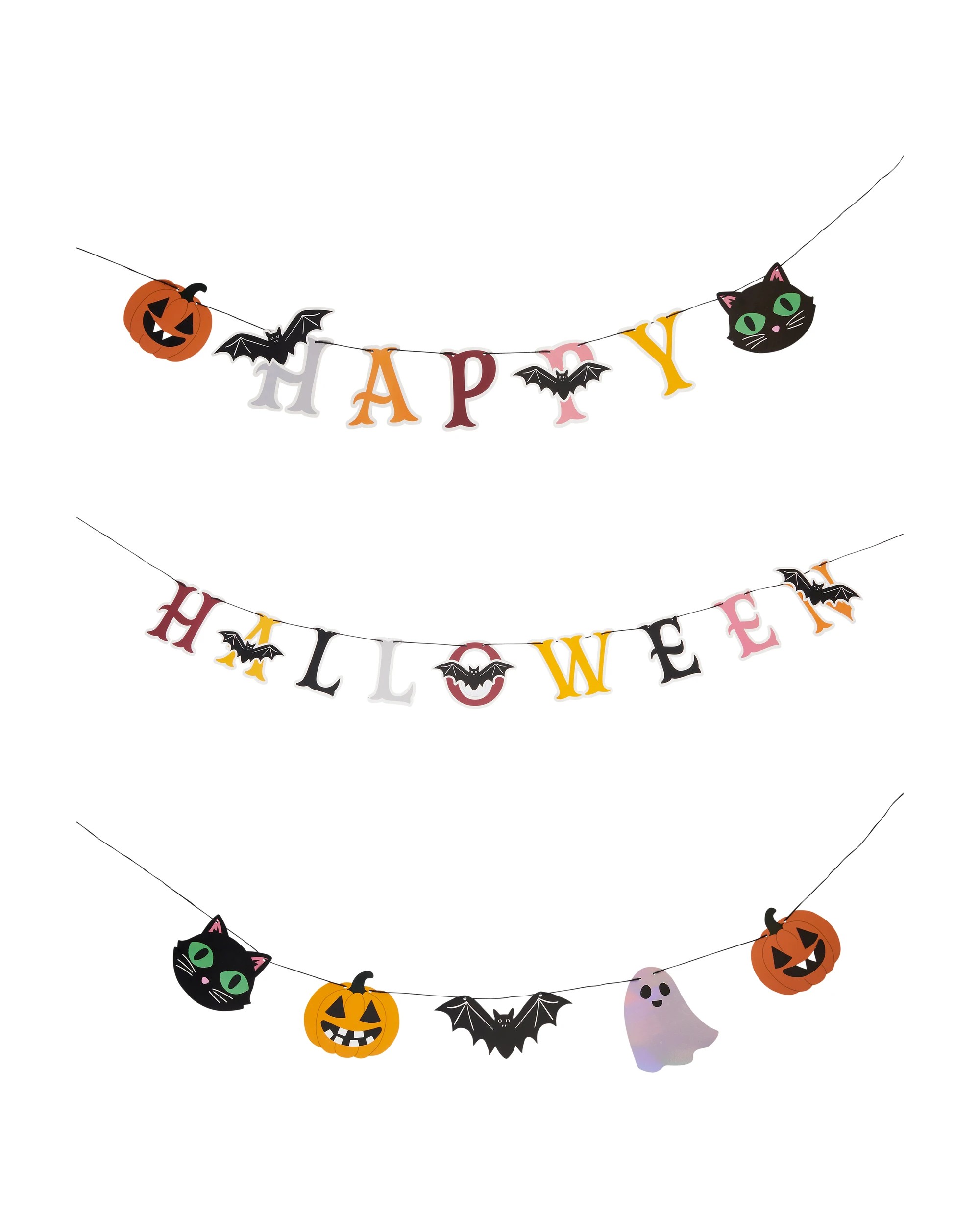 1 Halloween Craft DIY Paper Garland Kit, 1 of 4