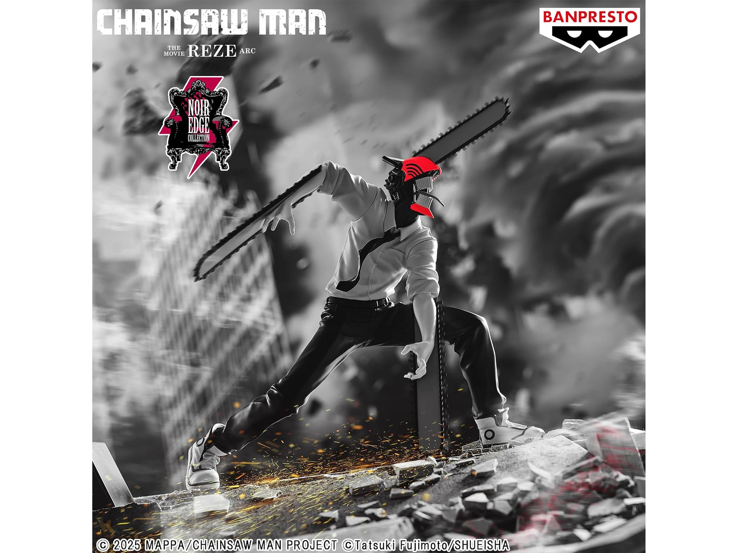 3 Banpresto Noir Edge Collection Chainsaw Man The Movie Reze Arc Chainsaw Man Figure, 3 of 3