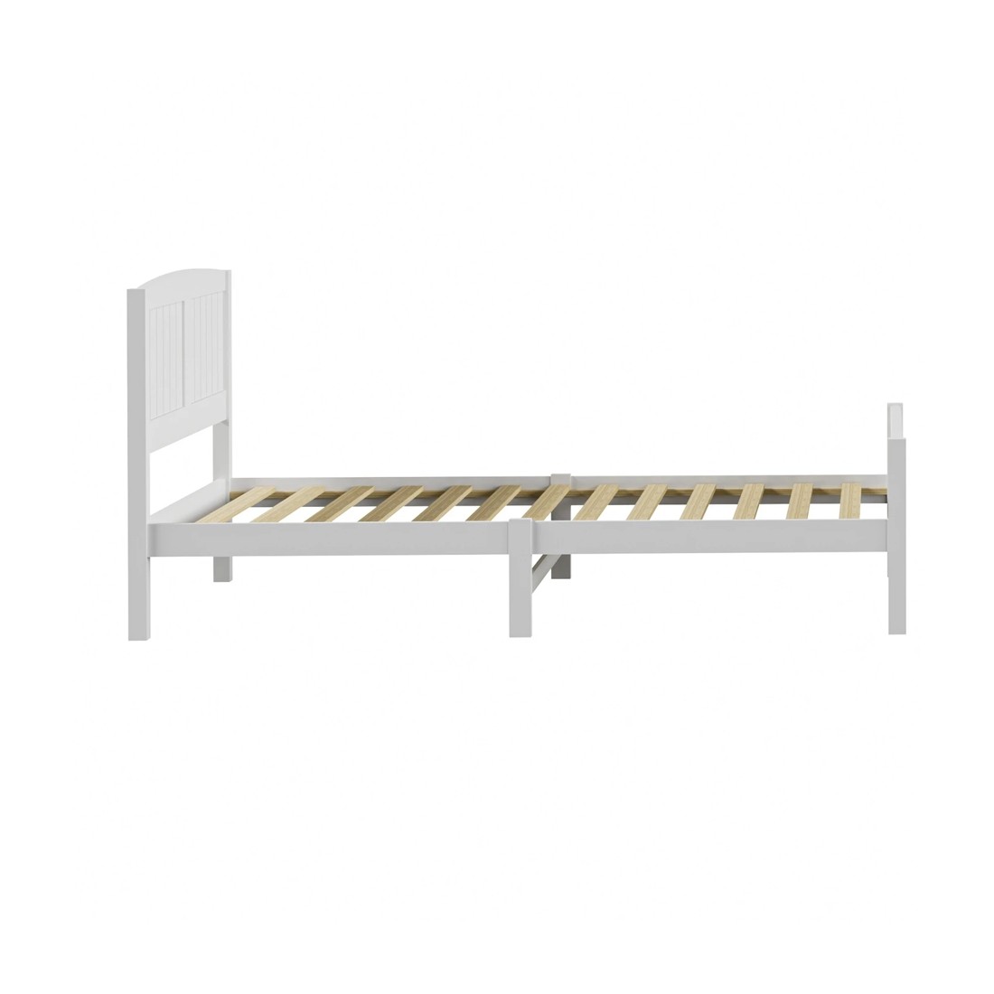 8 Oikiture Bed Frame King Singe Size Wooden Base Timber Platform
 - White, 8 of 10