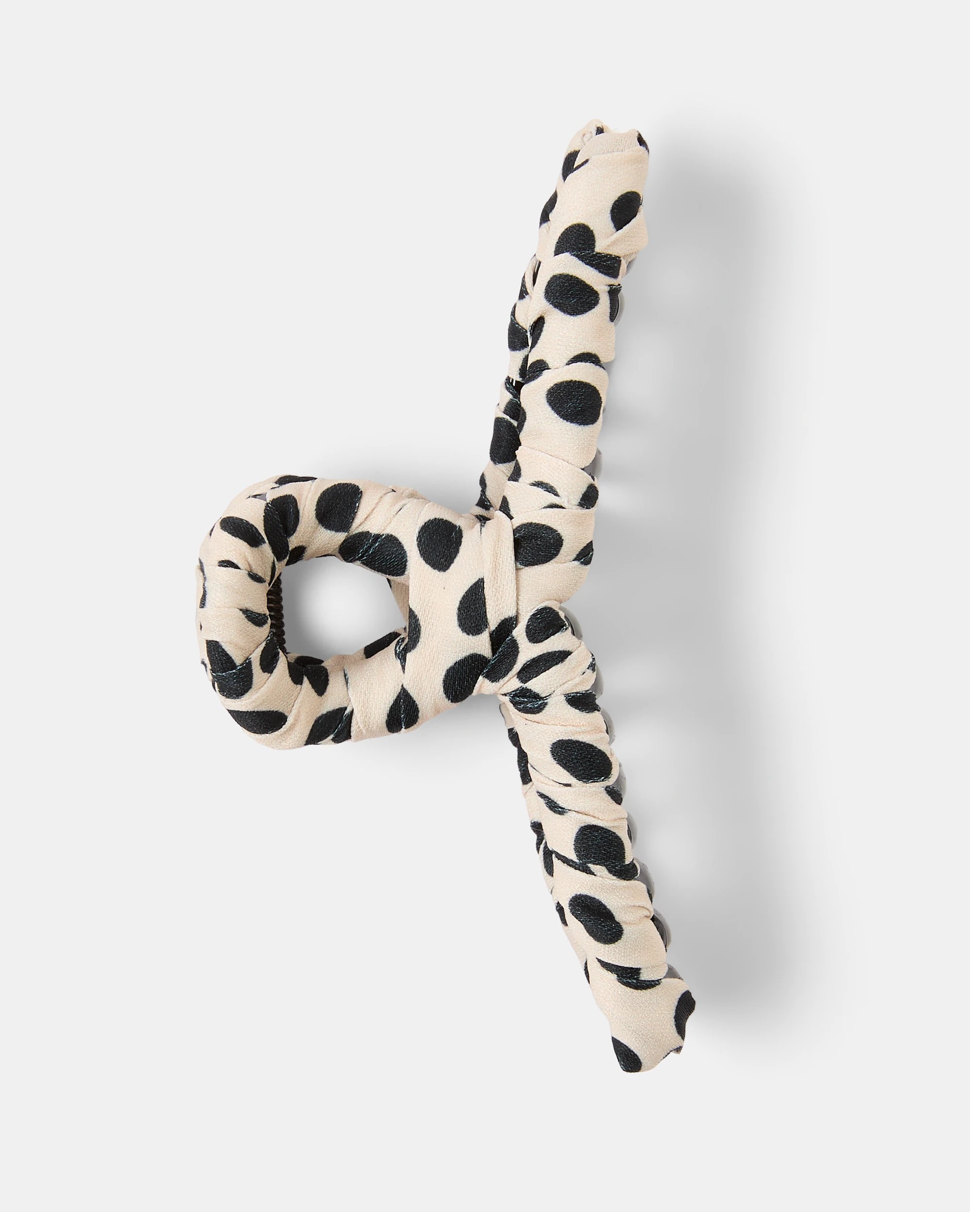 1 Polka Fabric Loop Claw Hair Clip, 1 of 4