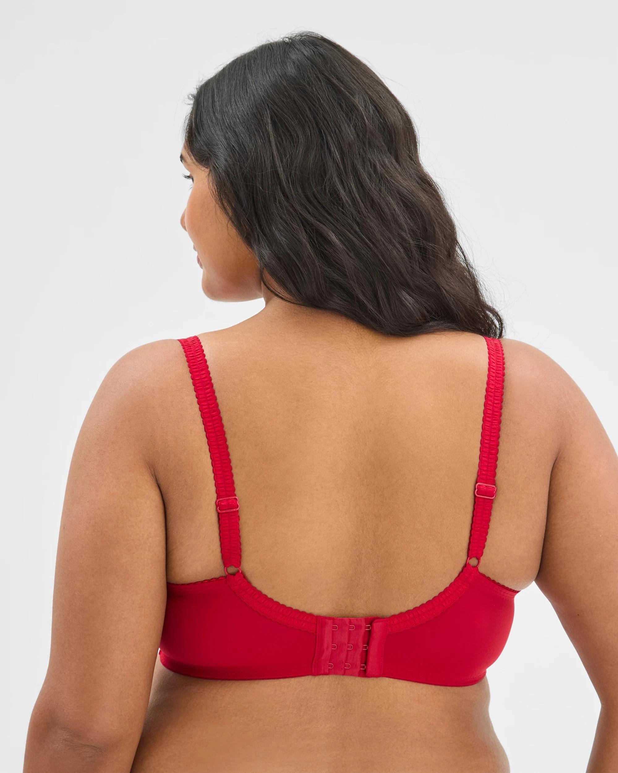 2 Target Woman Plus Size Soft Cup Underwire T-Shirt Bra JESTER RED, 2 of 2