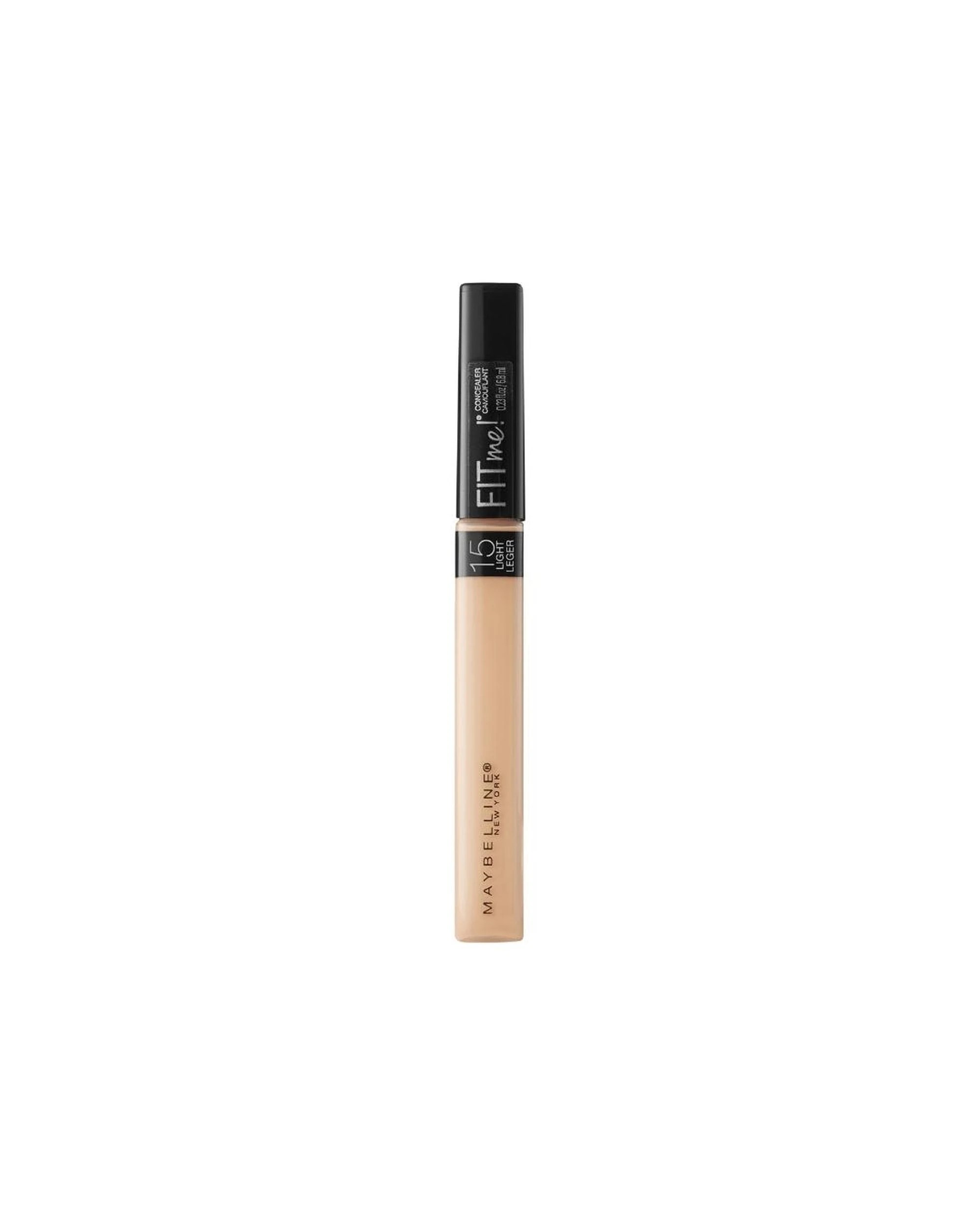 1 Maybelline Fit Me Natural Medium Coverage Concealer 6.8mL - 15 Light - Beige, 1 of 3