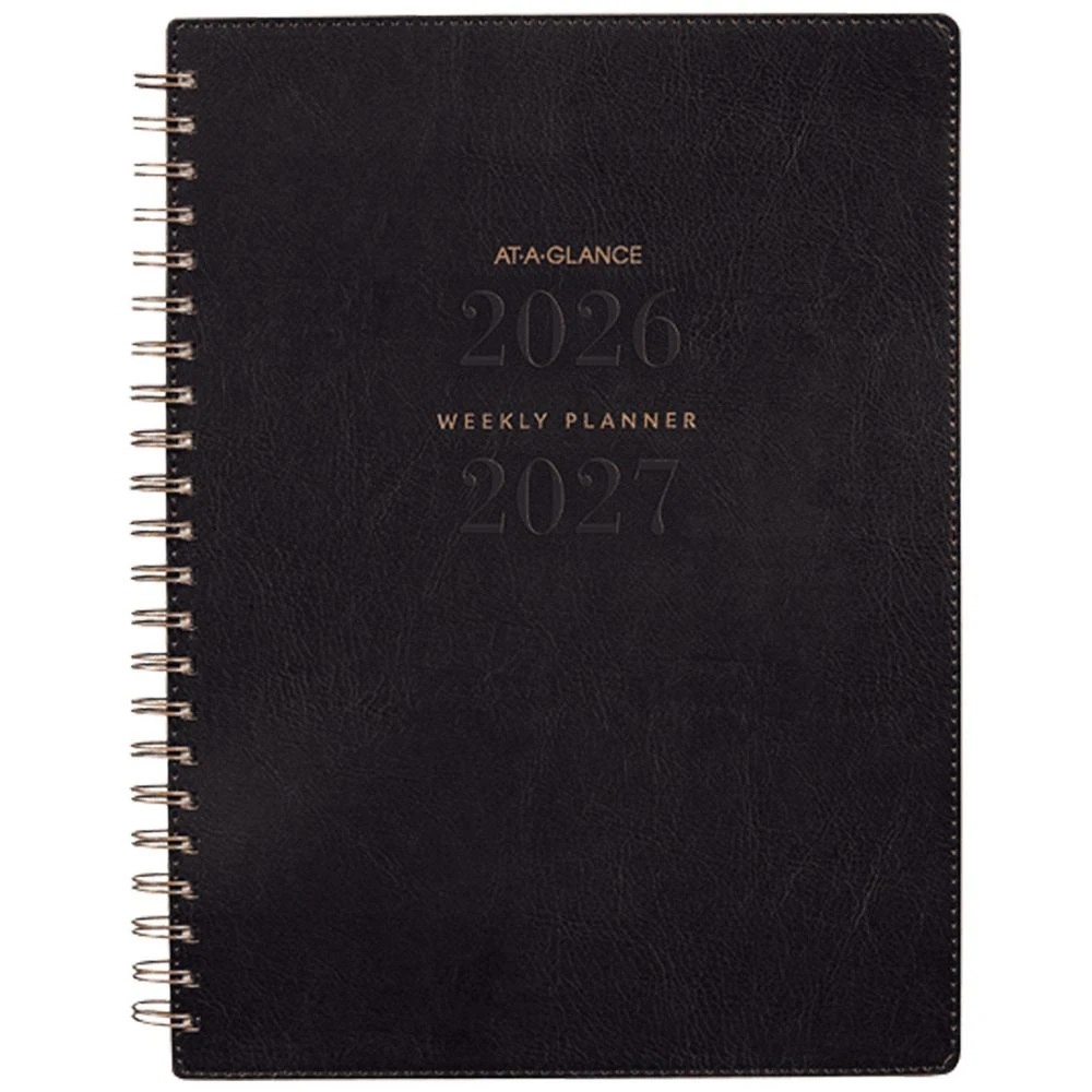 1 At-A-Glance Signature A4 Diary Week to View FY26/27 Black, 1 of 1