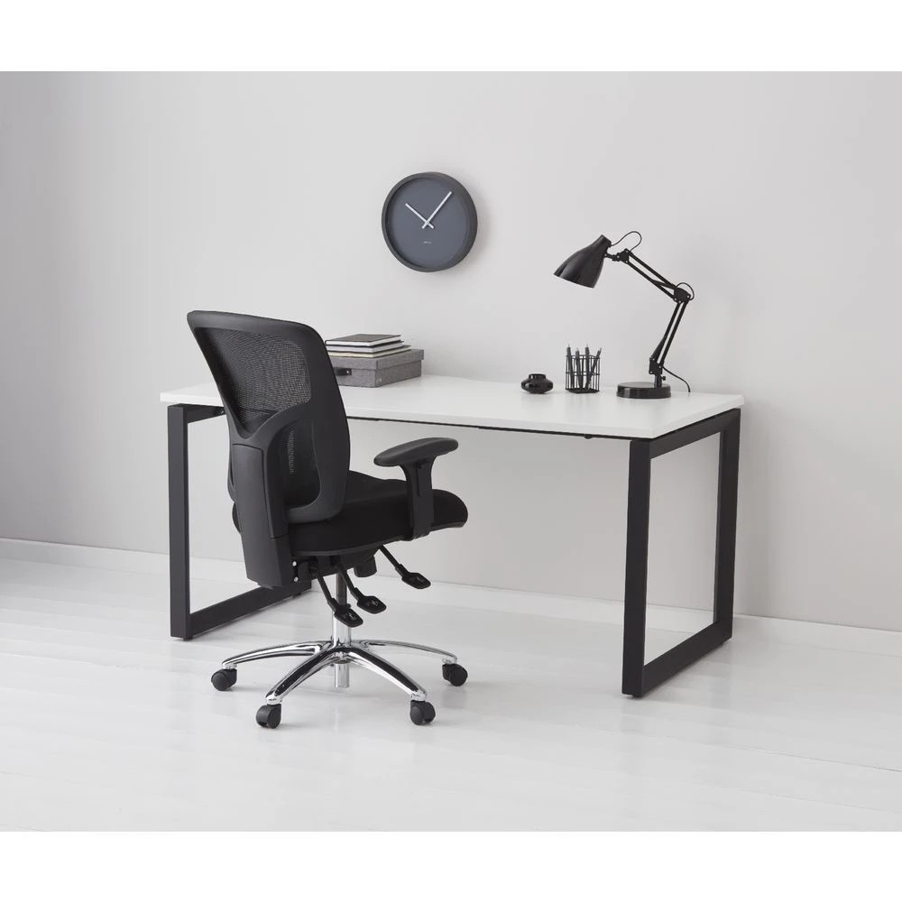 3 Stilford S2 Pro Version 1 Desk 1500 x 750mm White/Black Desks, Tables and Workstations, 3 of 4