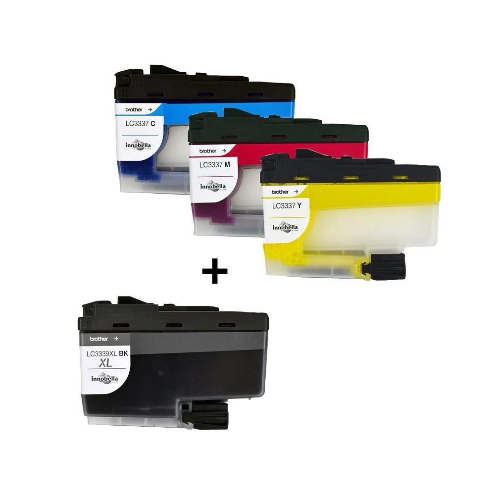 2 Brother INKvestment LC3339BK/LC3337CMY 4 Colour Value Pack, 2 of 2