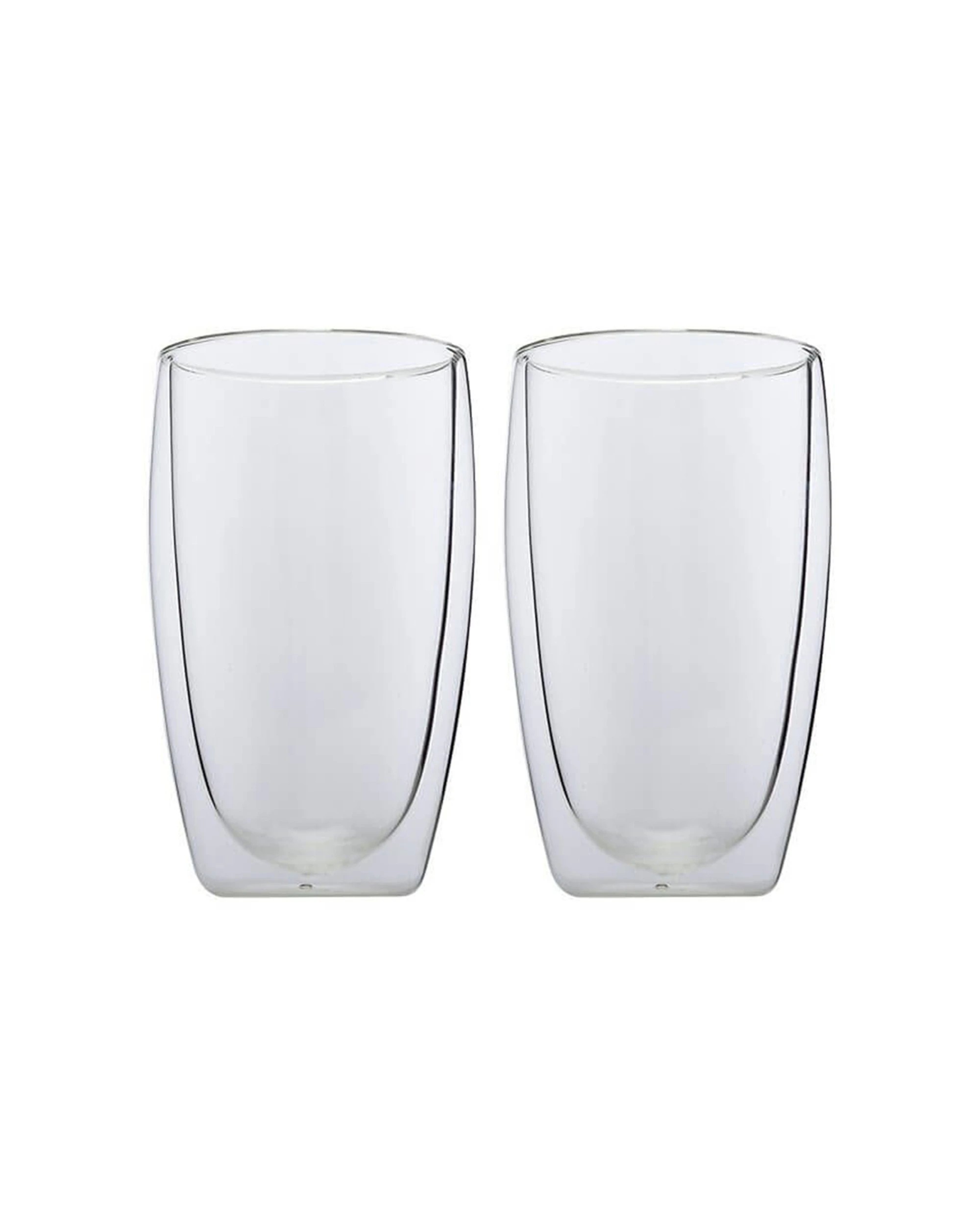 1 Maxwell & Williams 2pc Blend Double Wall Glass Cup Set 450ml Insulated Cups
 - Plain, 1 of 3