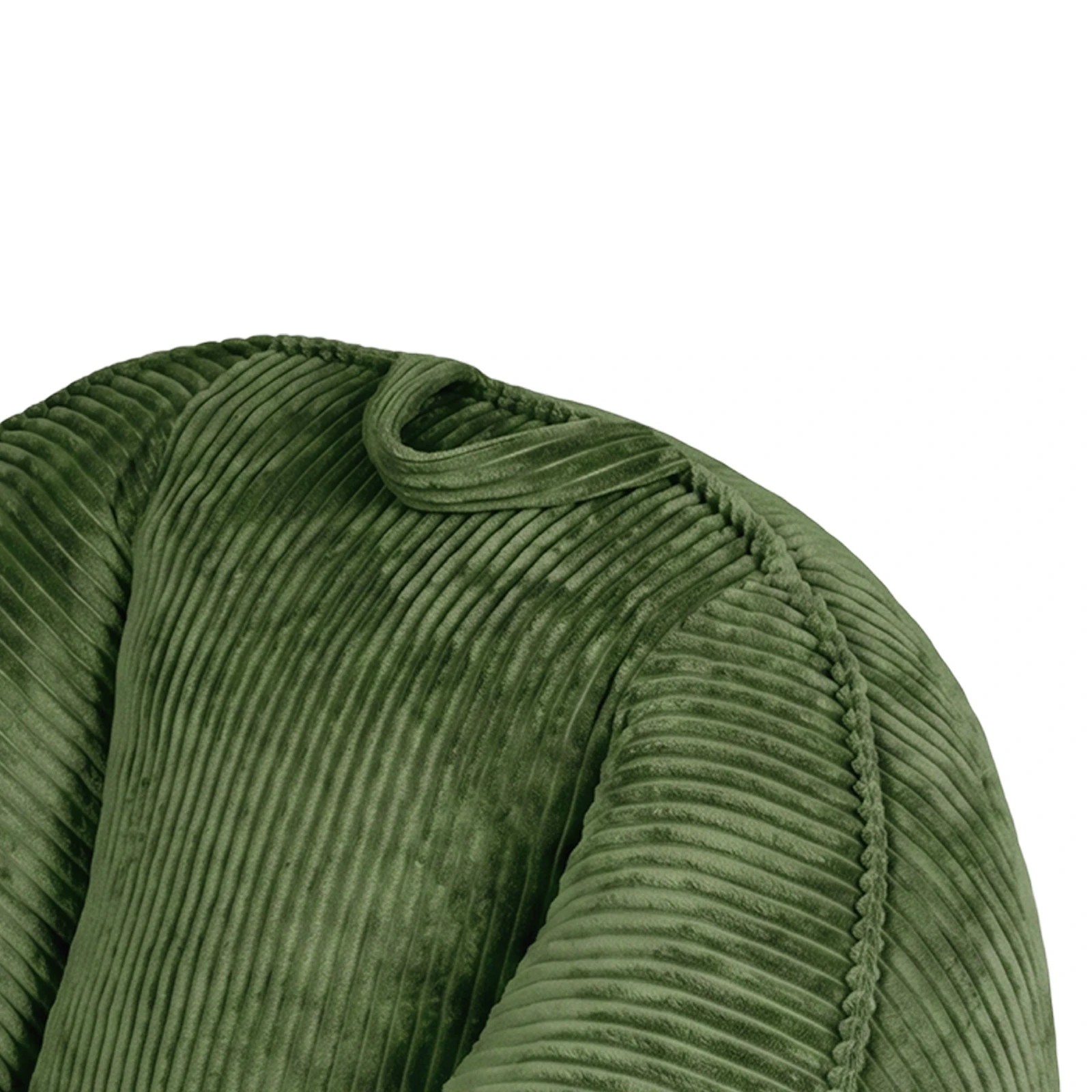 6 Advwin Bean Bag Chair Sofa w/ Handle Adults Teens Corduroy Lazy Floor Sofa - Green, 6 of 7