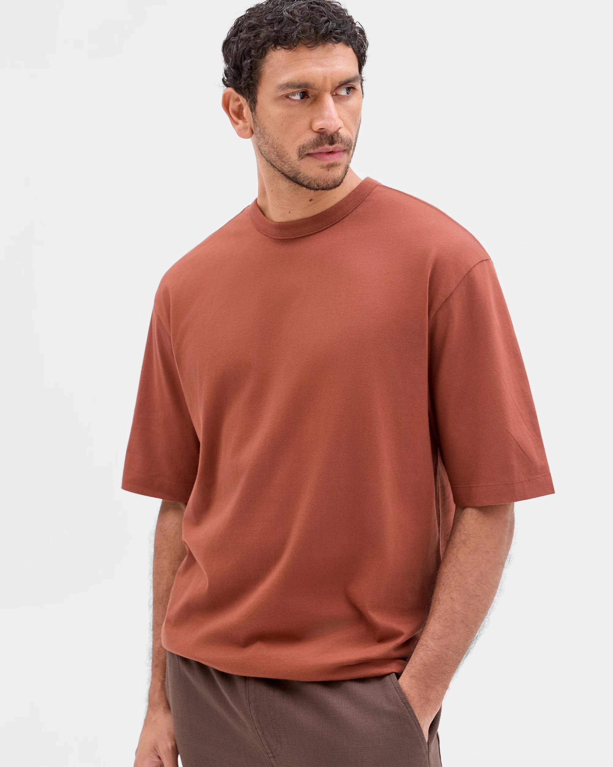 3 Target Australian Cotton Oversized T-Shirt RUST, 3 of 6