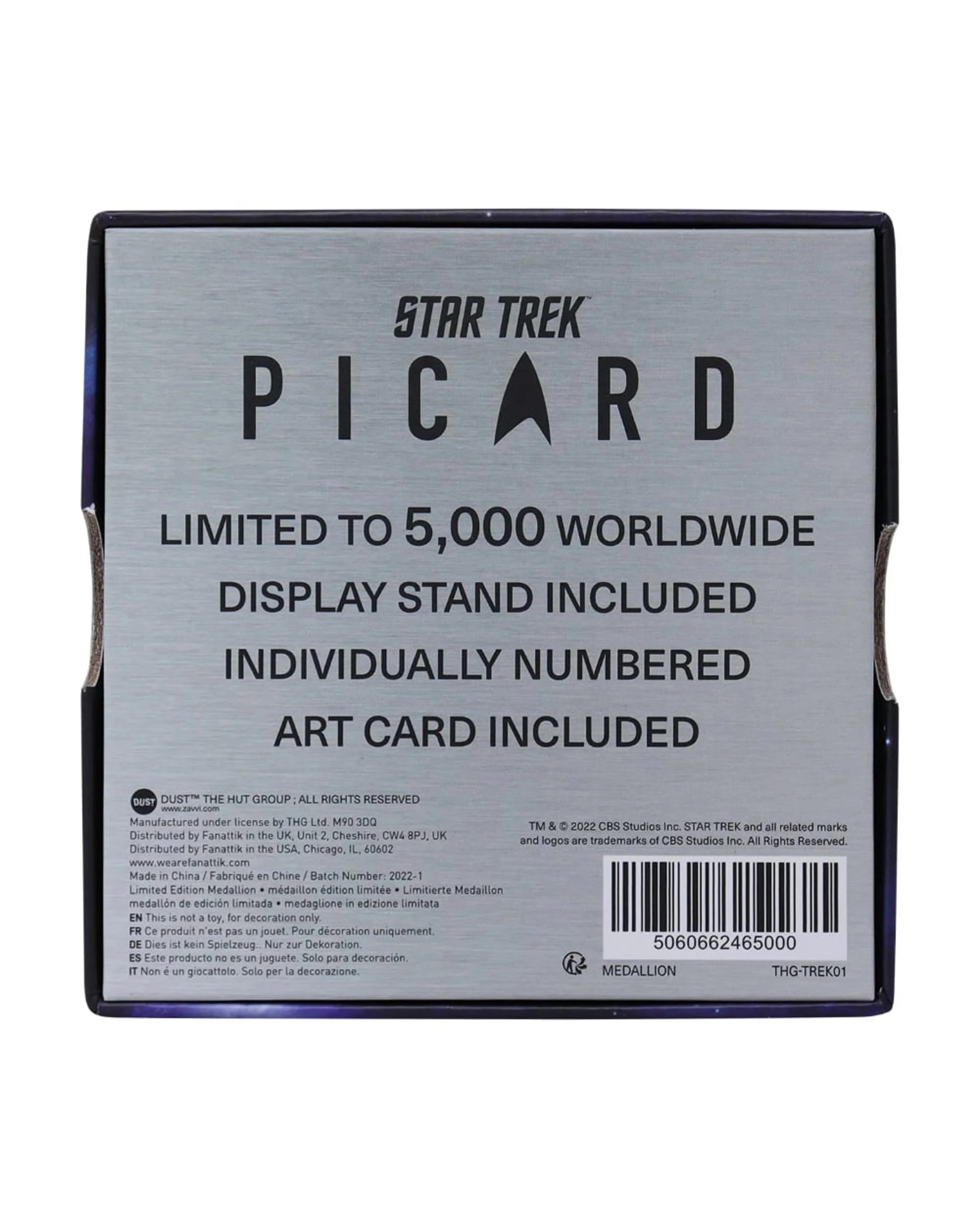 4 Star Trek Picard Family Crest Limited Edition Medallion, 4 of 4