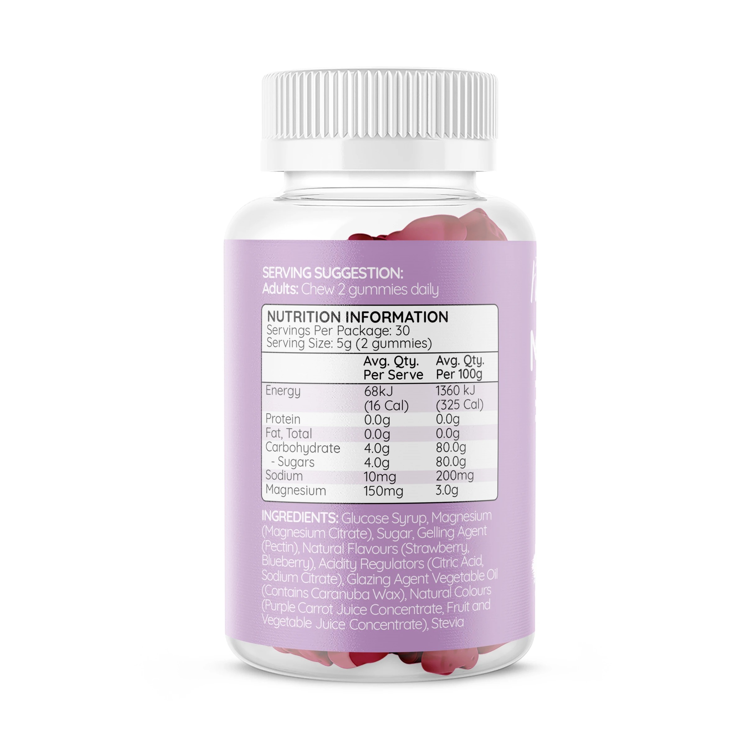2 60 Pack Haircarebear Magnesium Gummies 150g, 2 of 3
