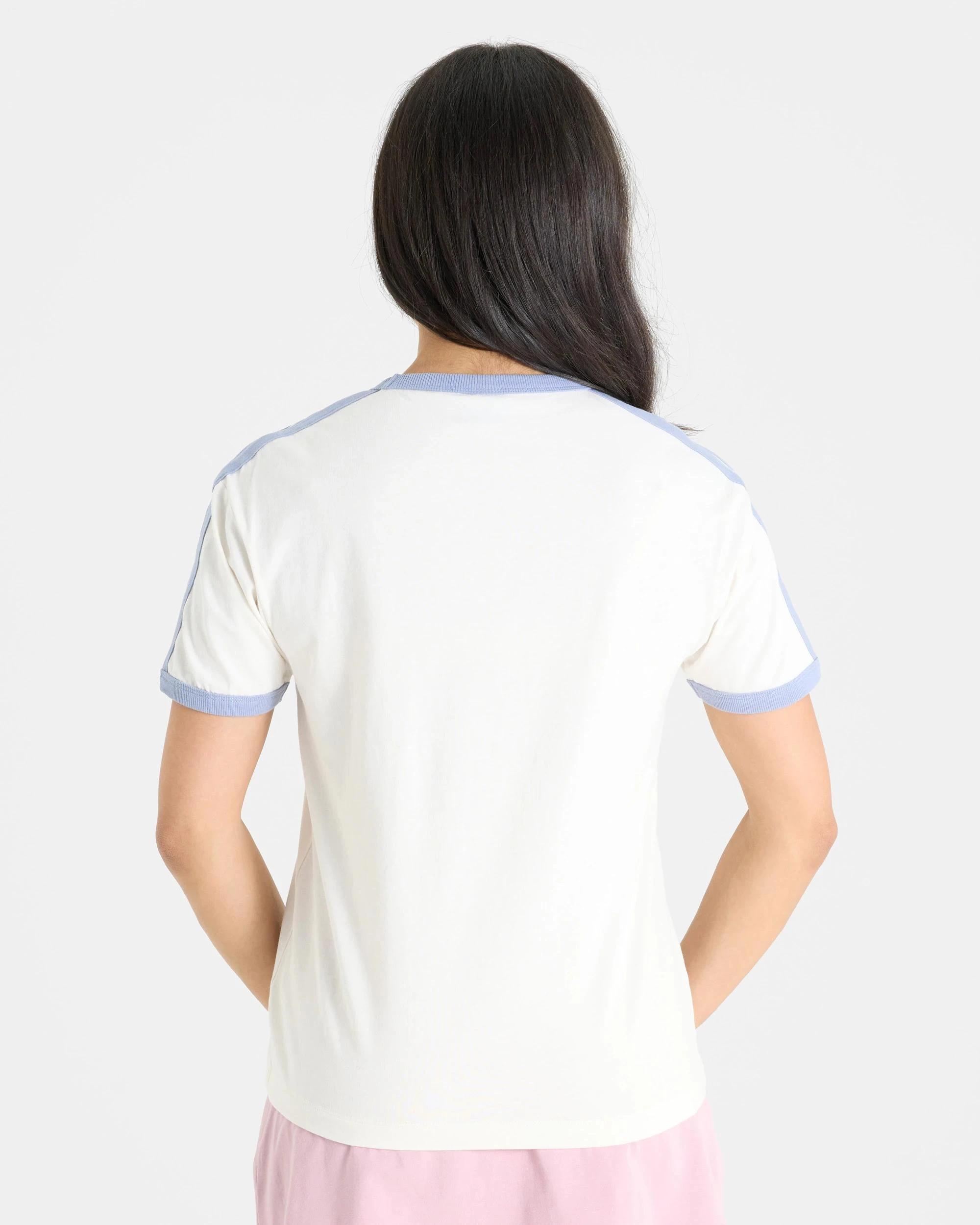 4 Lonsdale London Cotton Active Ringer Heritage T-shirt COTTON WHITE, 4 of 5