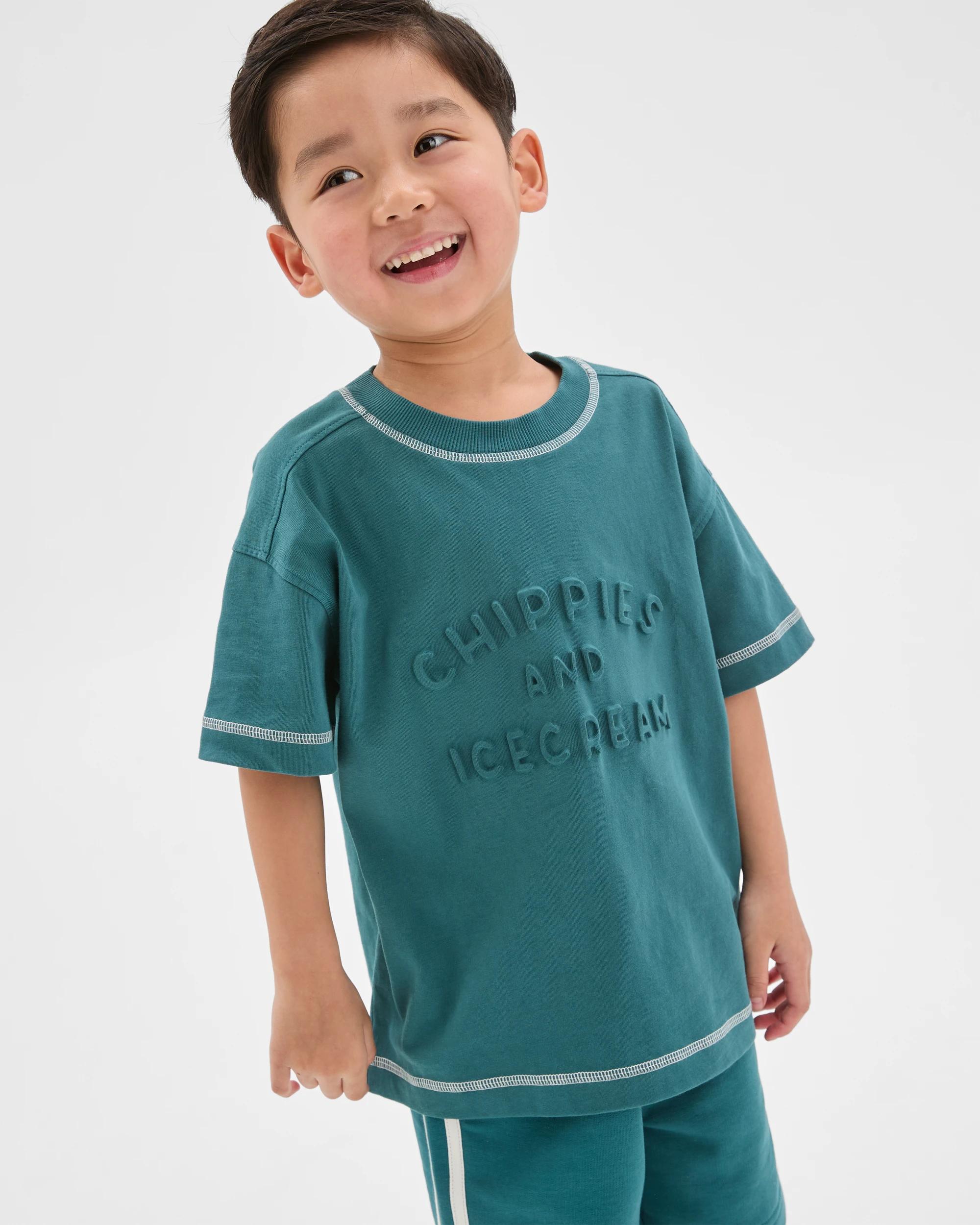 1 Target Kids Australian Cotton Oversized T-Shirt GREEN