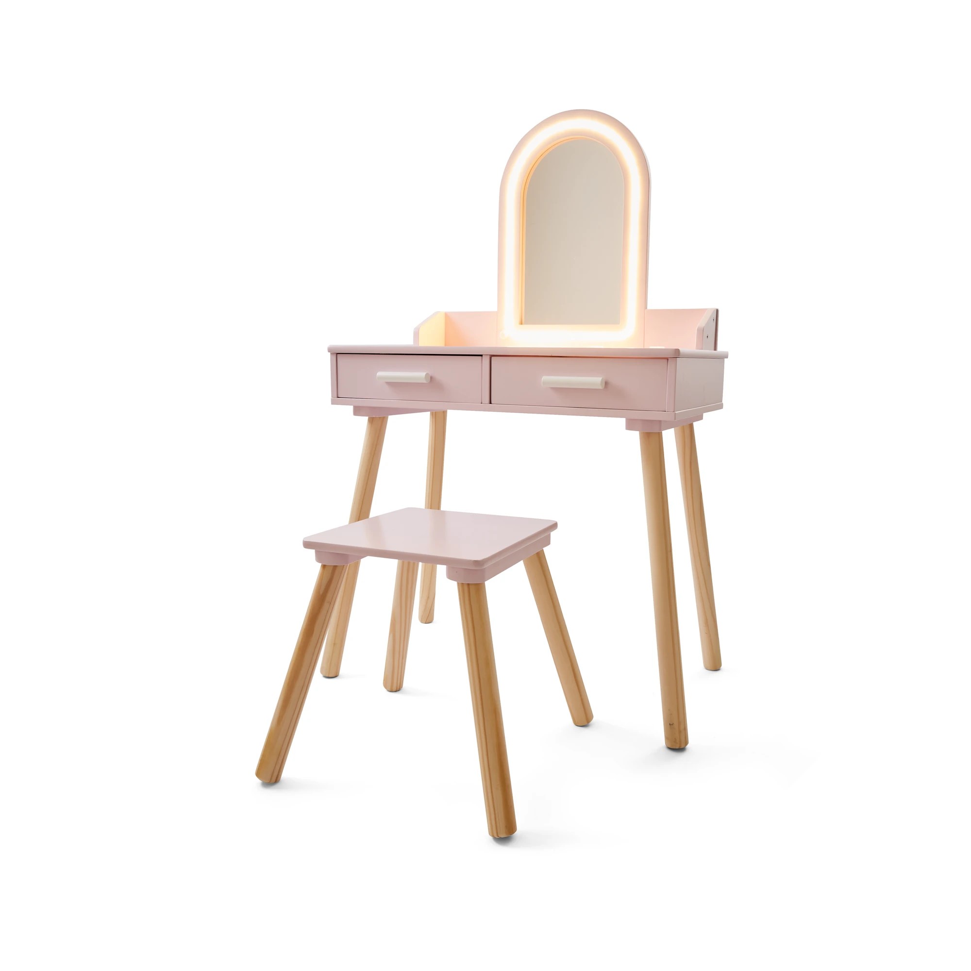 6 Wooden Deluxe Light Up Vanity, 6 of 11