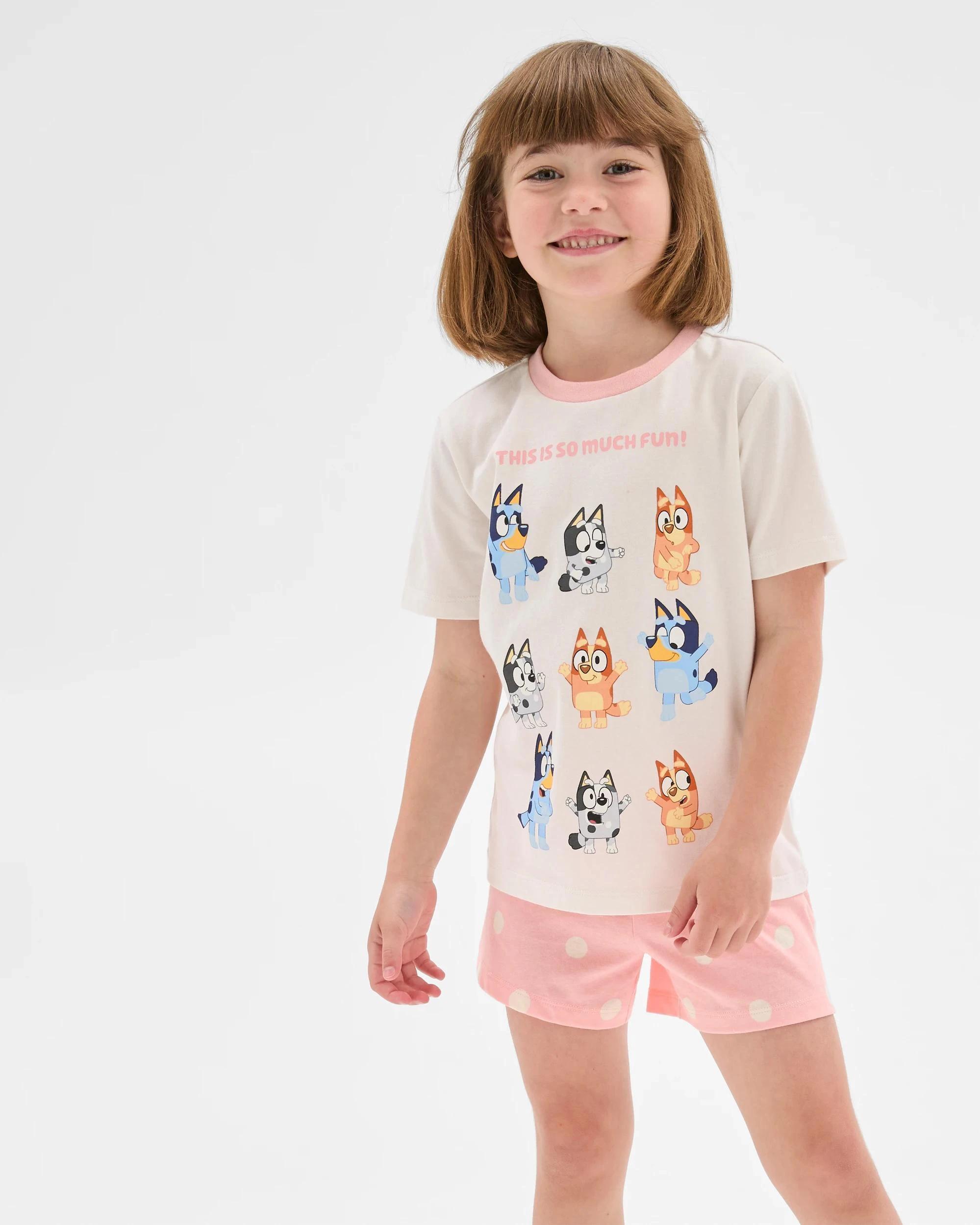 2 Bluey Australian Cotton Younger Girls Pyjama Set 2 Pack BLUEY, 2 of 8