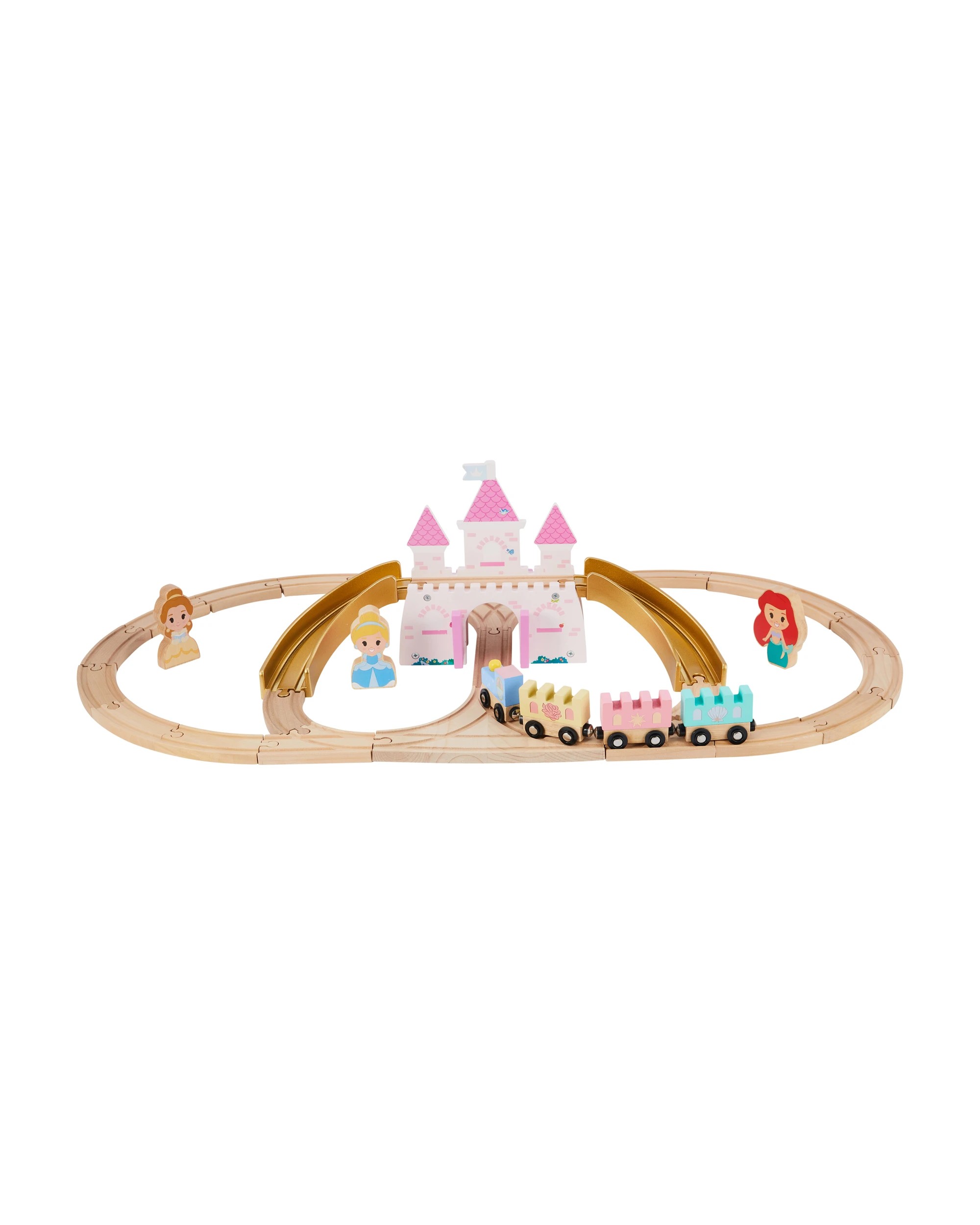 3 Wooden Toys: Disney Princess Train Set, 3 of 8