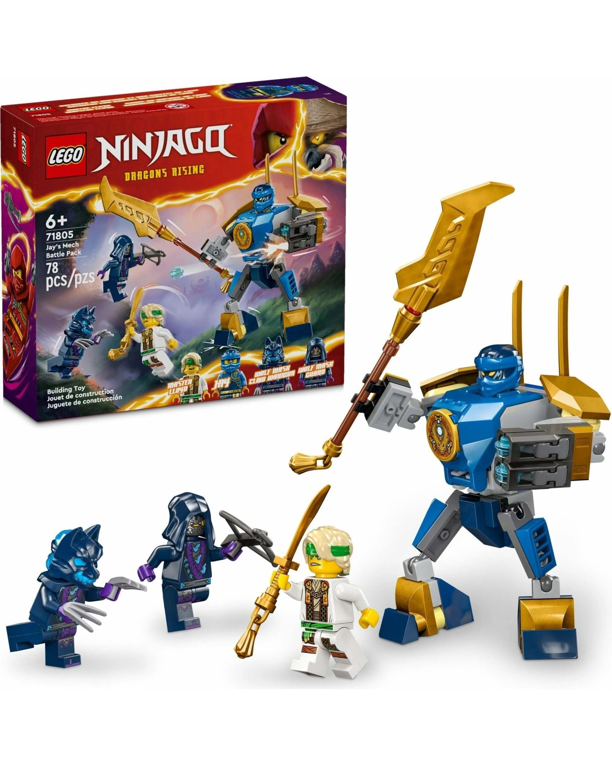 1 LEGO Ninjago 71805 Jay's Mech Battle Pack, 1 of 5