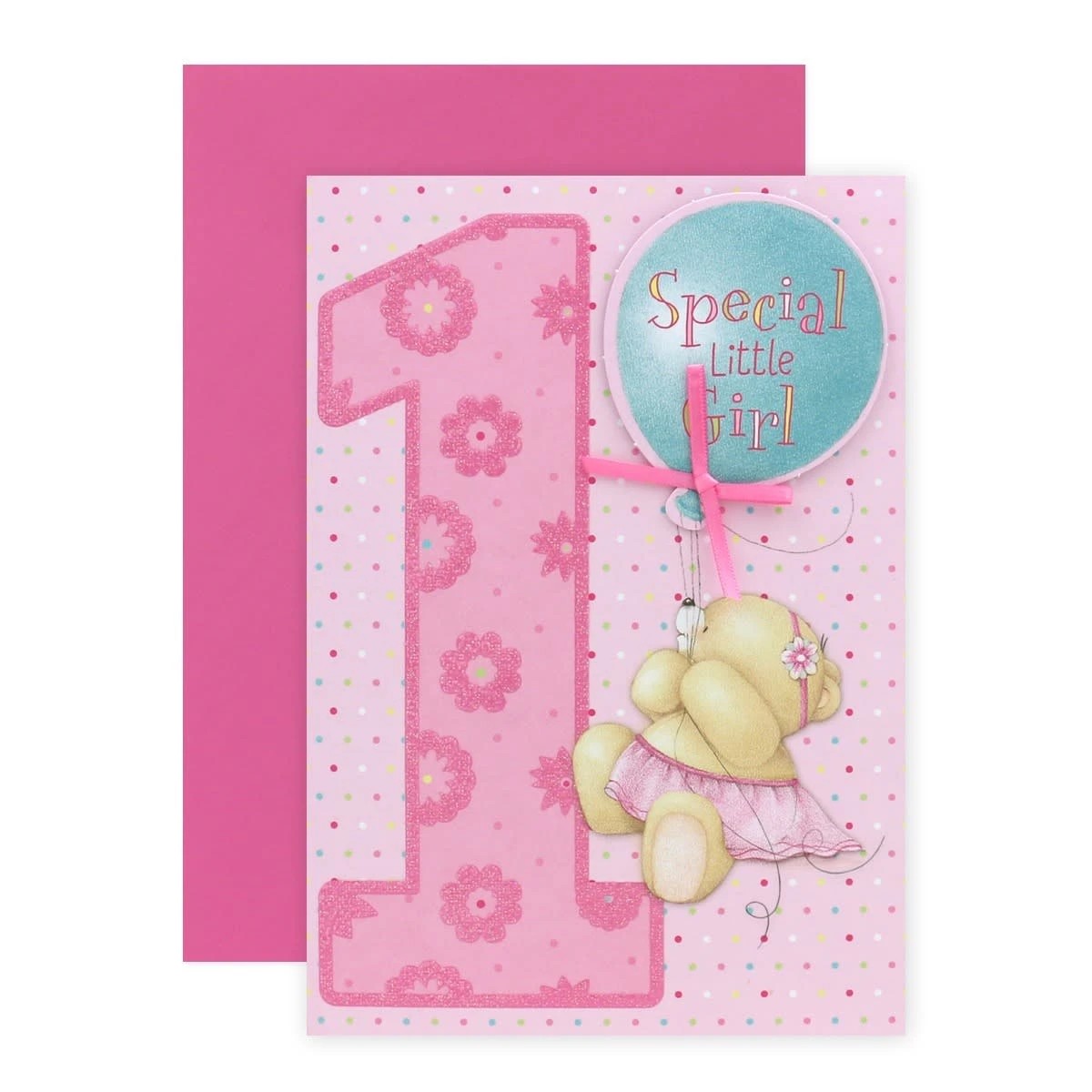 1 Connections from Hallmark Forever Friends 1st Birthday Card - Special Little Girl, 1 of 3