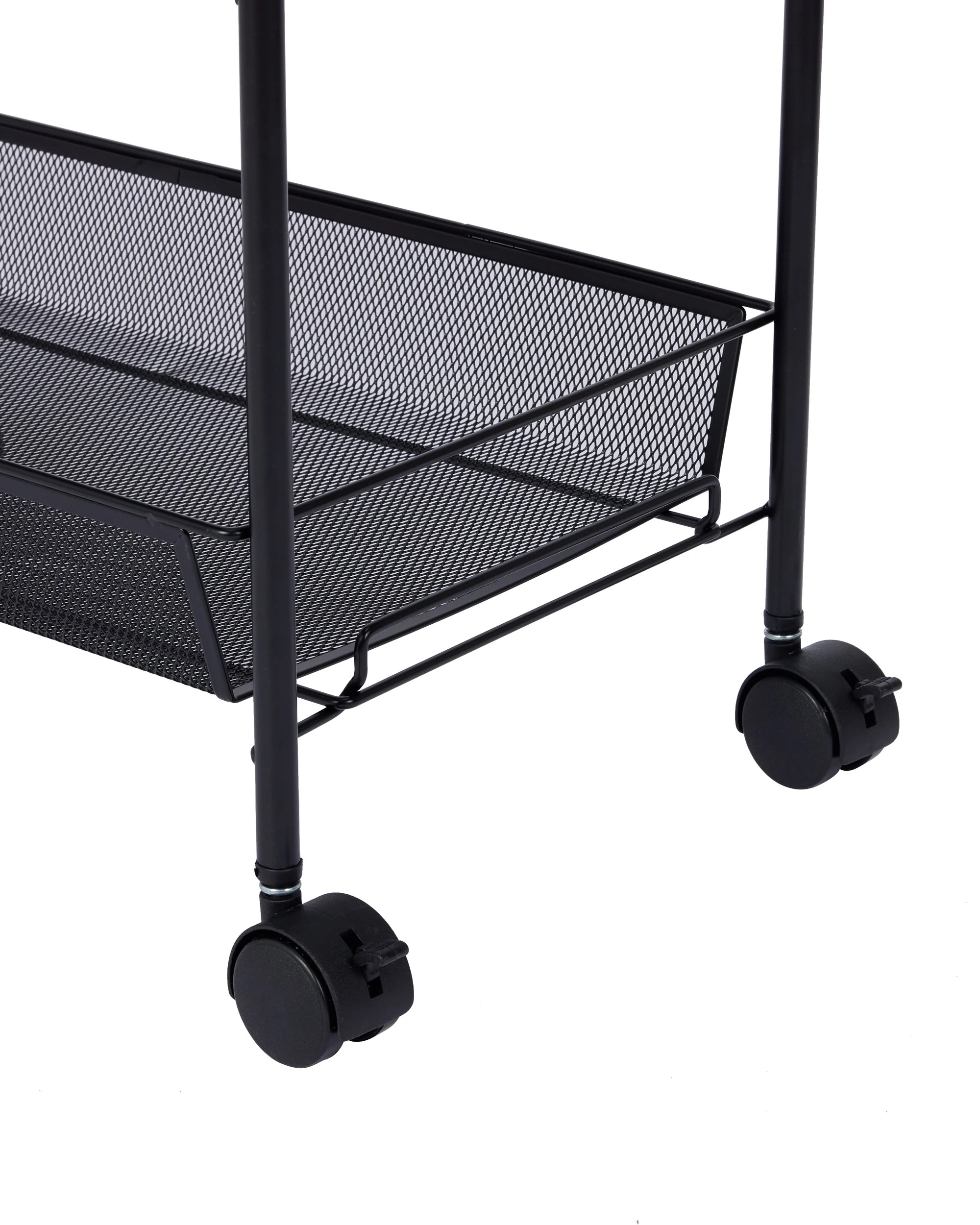 5 3 Tier Metal Trolley - Black, 5 of 9