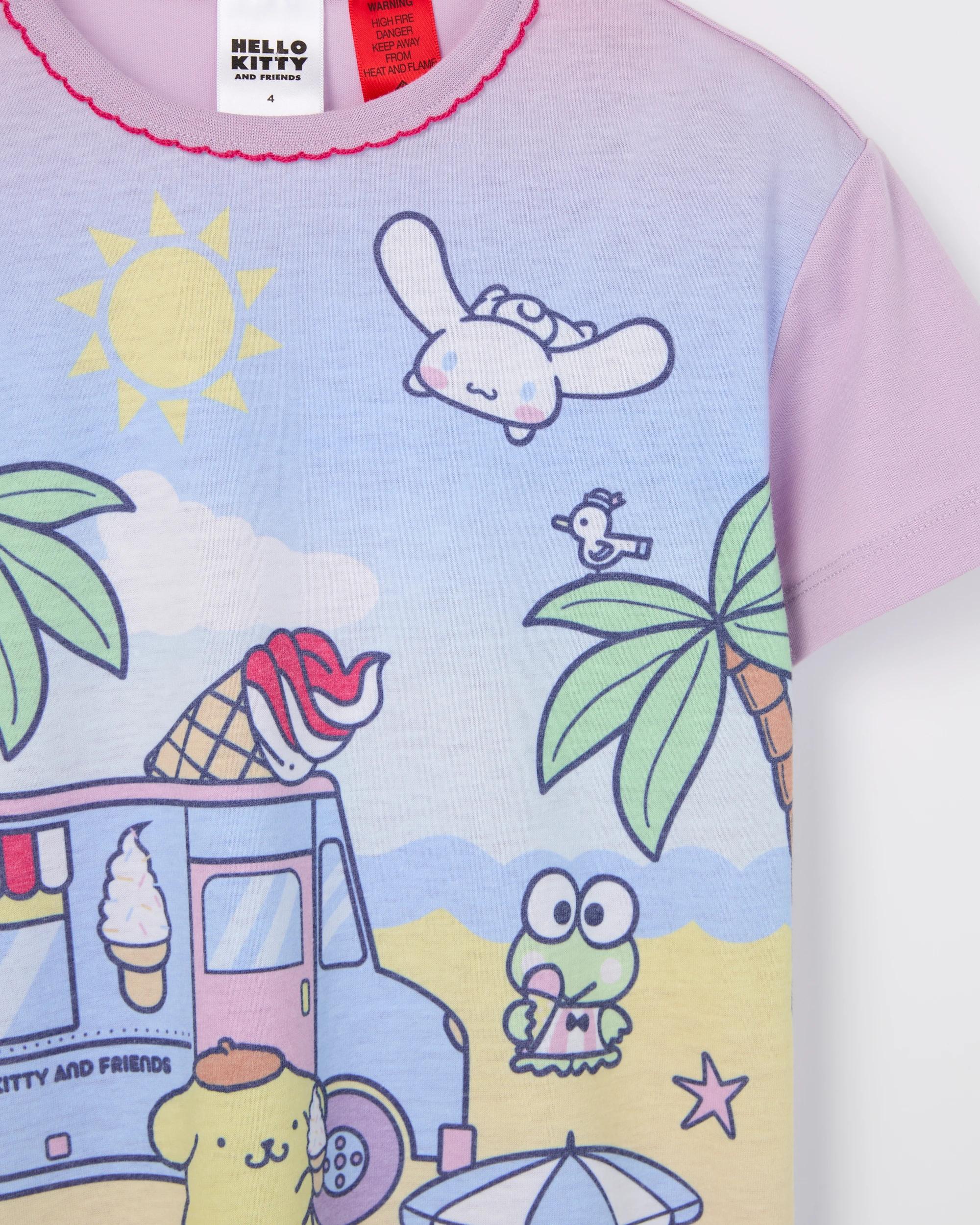 2 Hello Kitty Younger Girls Short Sleeve Nightie HELLO KITTY, 2 of 3