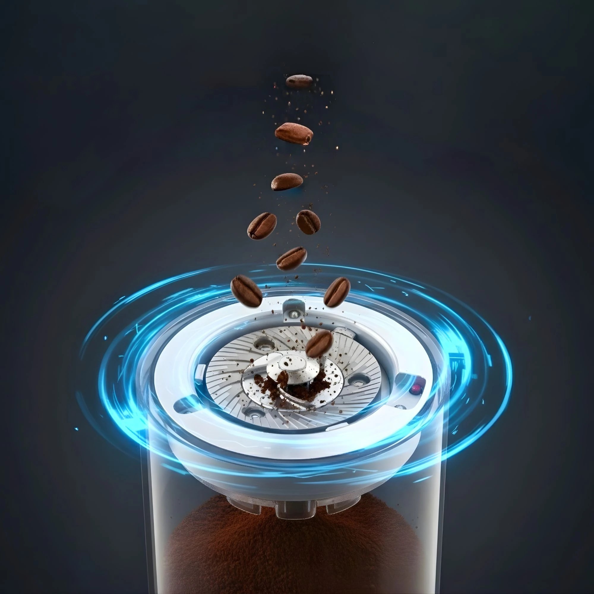3 Kenmore 64mm Flat Burr Coffee Grinder, 100 Settings, Digital Timer, 260W Motor, 255g Hopper, 240V Black, 3 of 8
