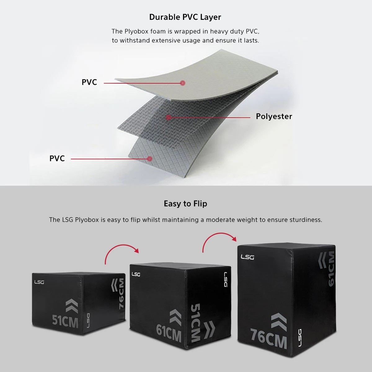 3 LSG 3-in-1 Soft Plyo Box - Black, 3 of 4