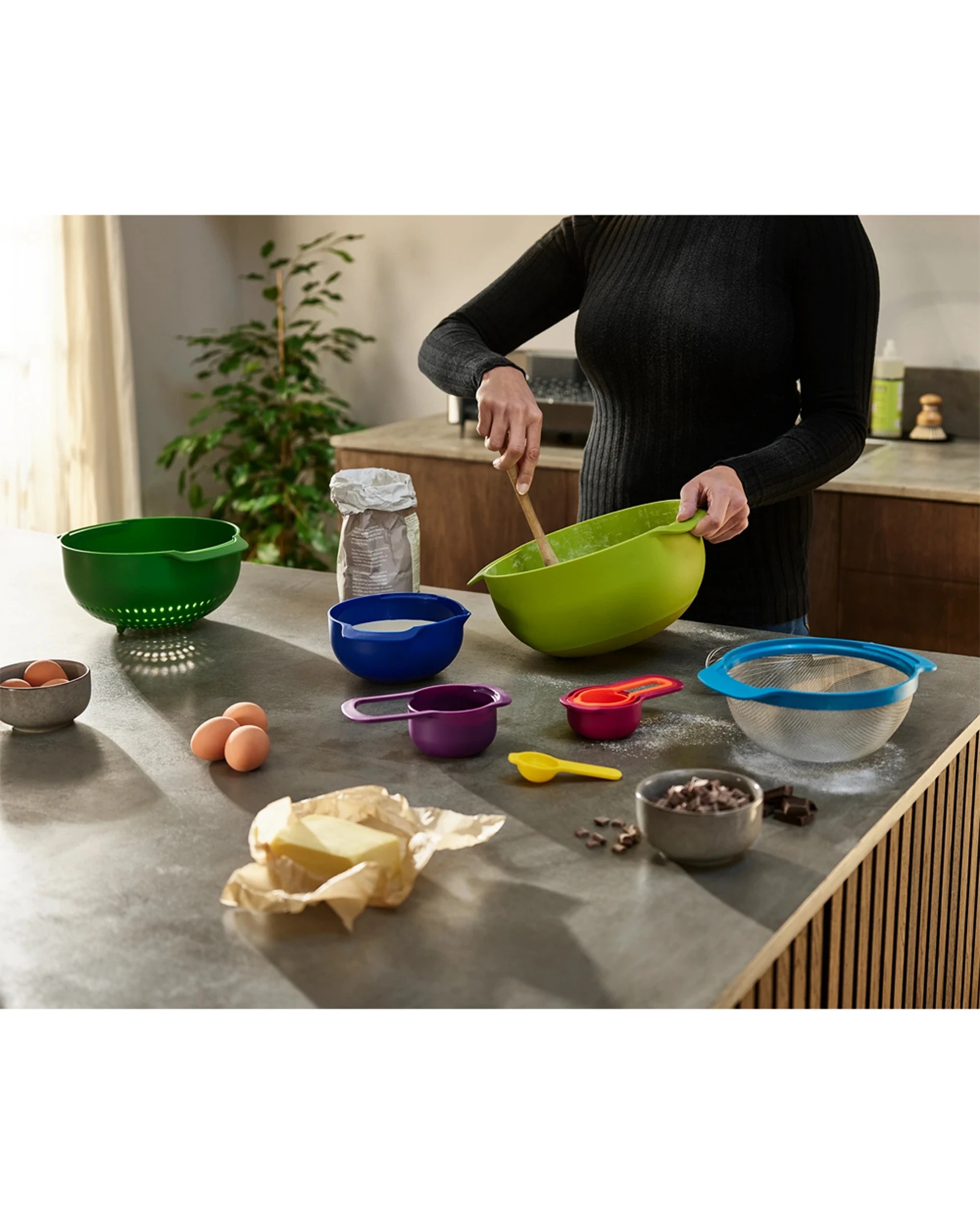 6 Joseph Joseph Nest 9 Plus Food Preparation Bowl Set - Multi, 6 of 6
