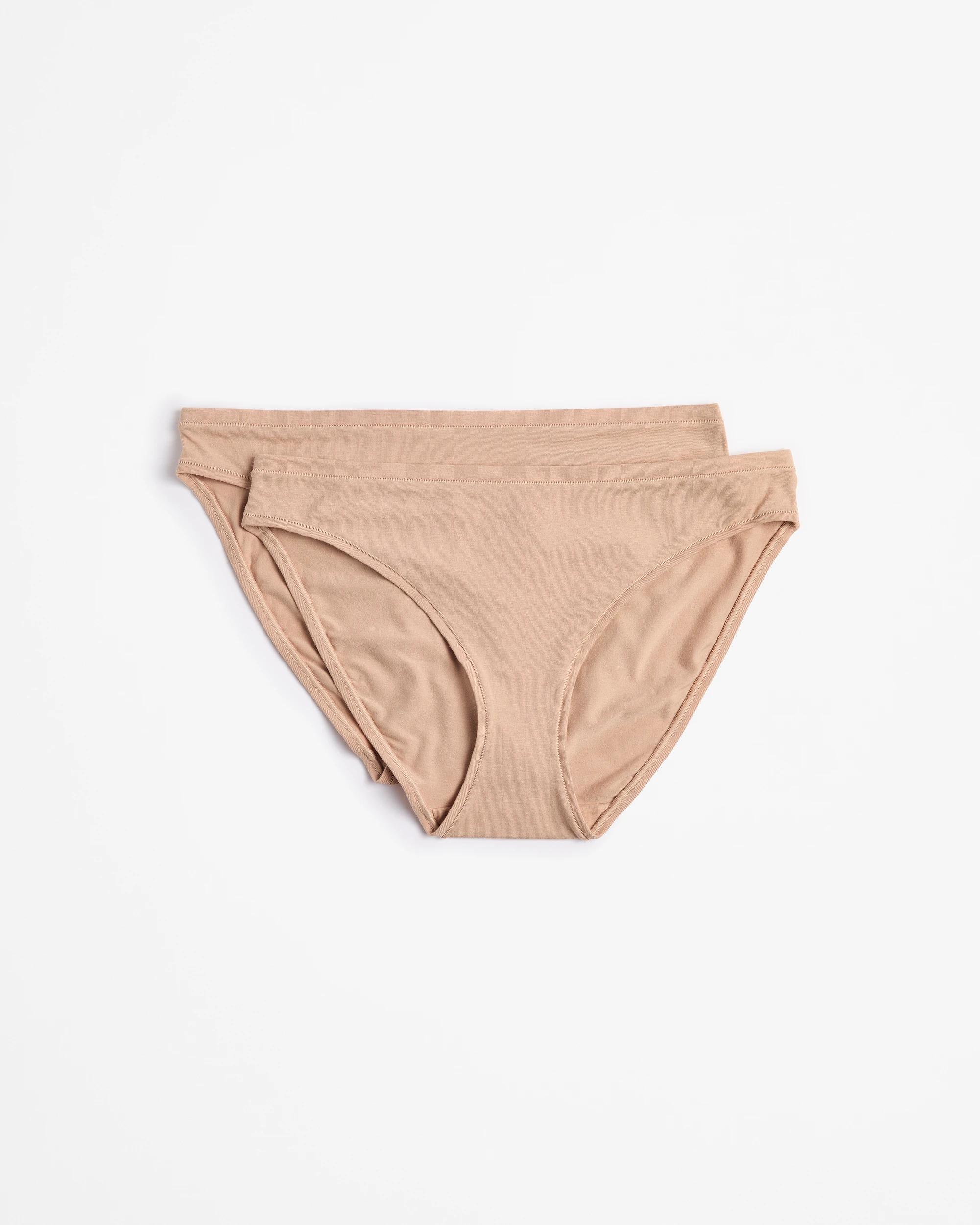 4 Target 2 Pack Bamboo Bikini Briefs NEUTRAL, 4 of 4