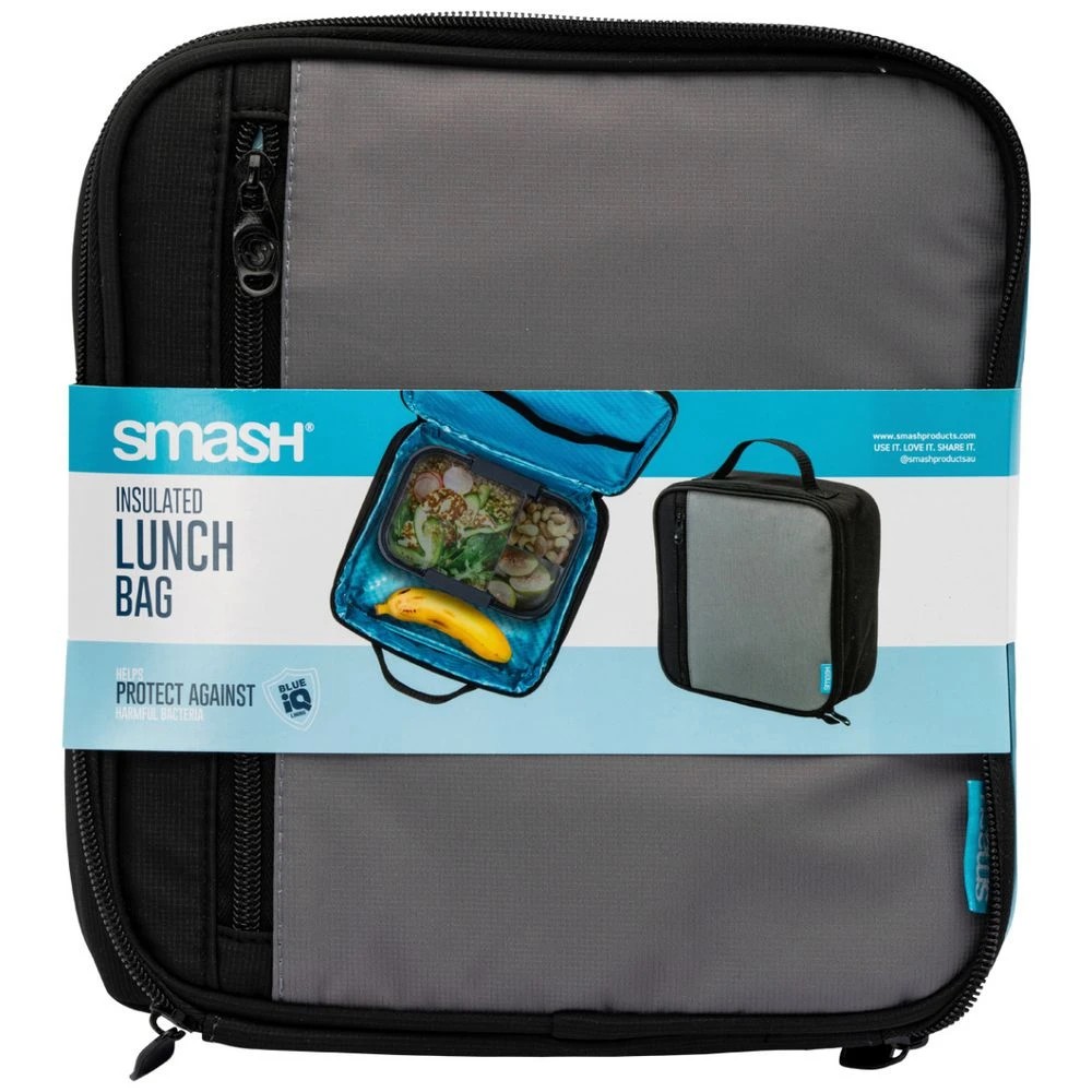 3 Smash Square Pocket Lunch Case Grey/Black, 3 of 4