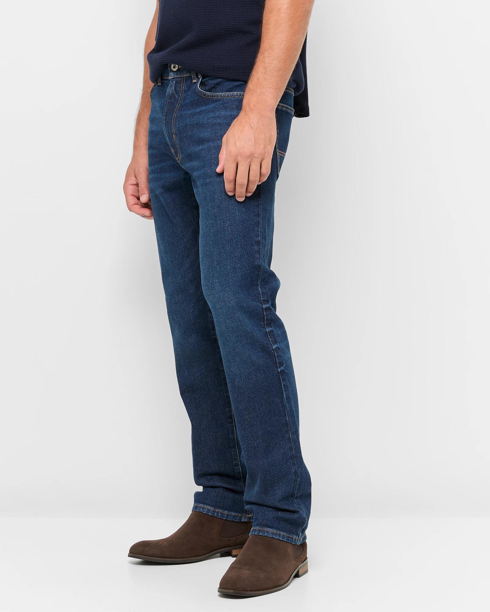 3 Target Straight Fit Denim Jeans BLUE NIGHTS, 3 of 5