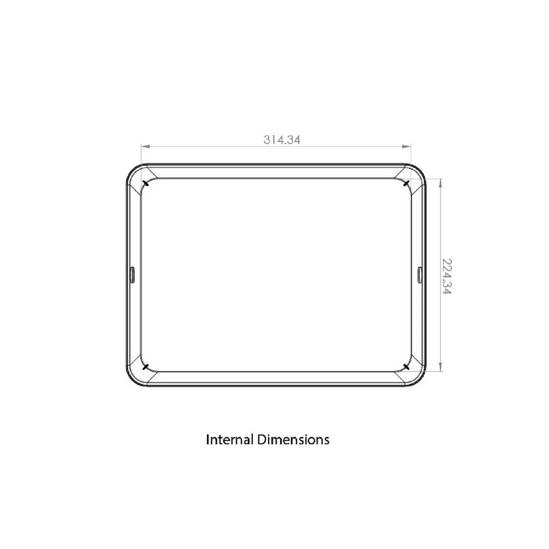 3 Otto 10L PET Modular Basket Large Tall White, 3 of 5