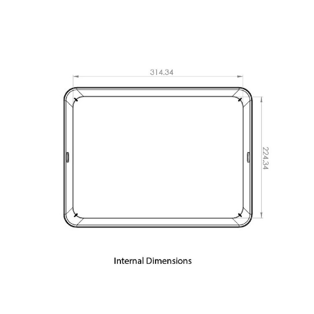 3 Otto 10L PET Modular Basket Large Tall White, 3 of 6