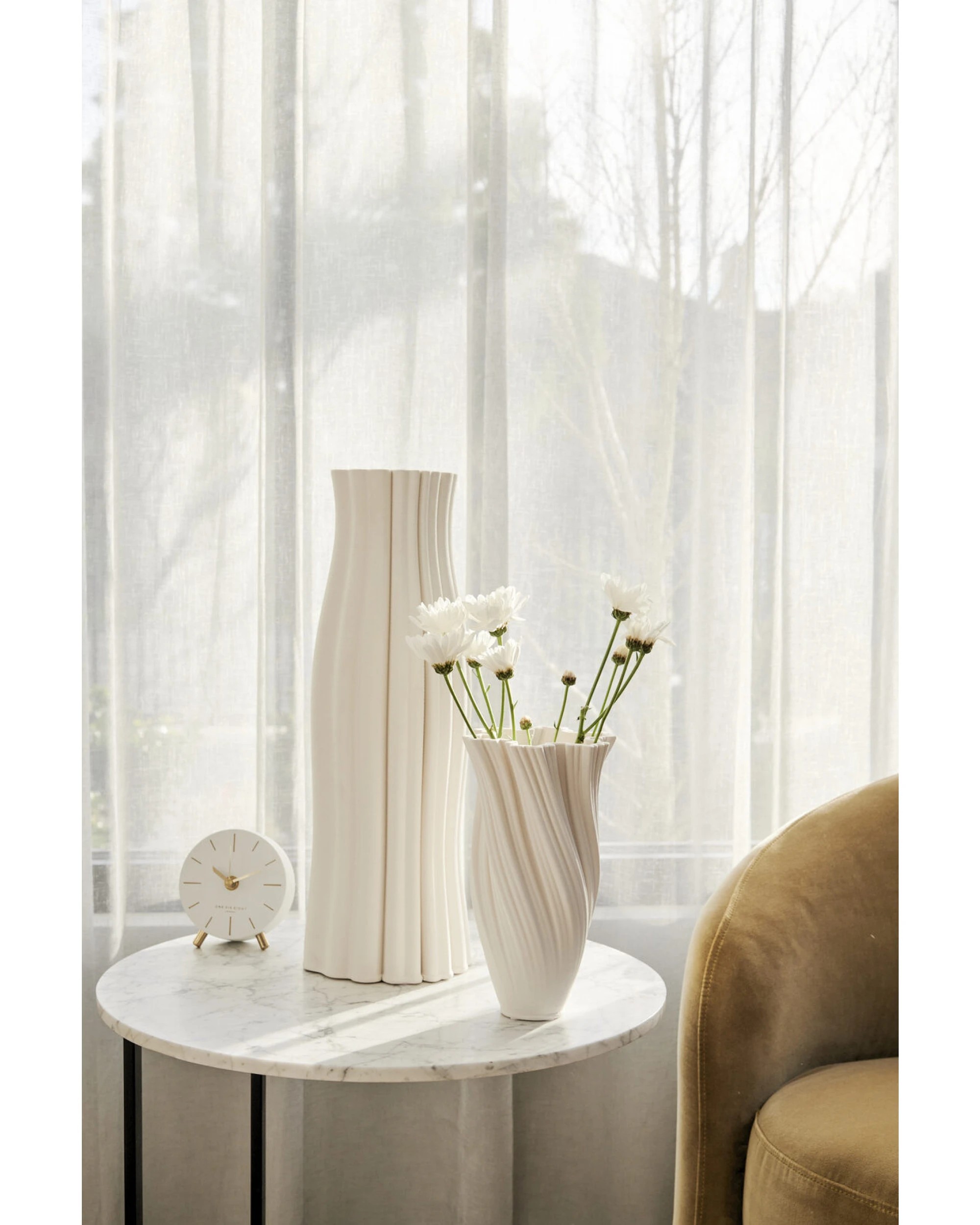 3 One Six Eight London Ivy Vase - 24cm - White, 3 of 5