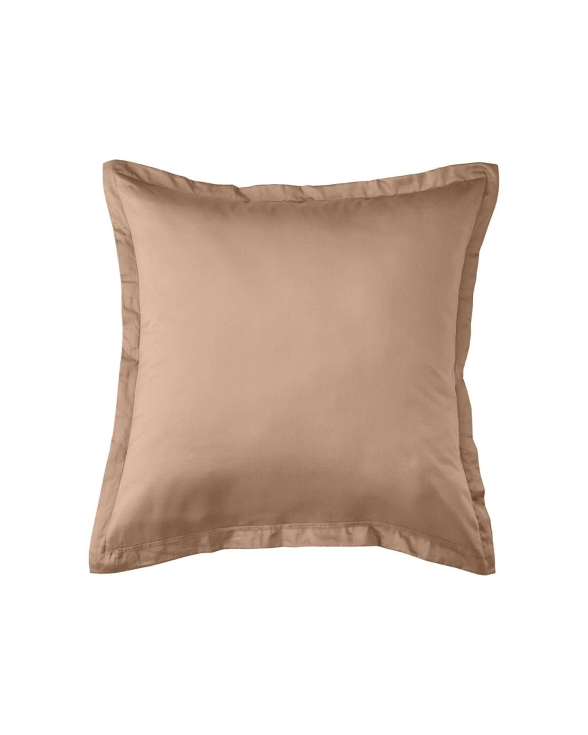 2 Grosvenor House Egyptian Cotton Tailored European Pillowcase Clay 4PK 500TC - Brown, 2 of 5