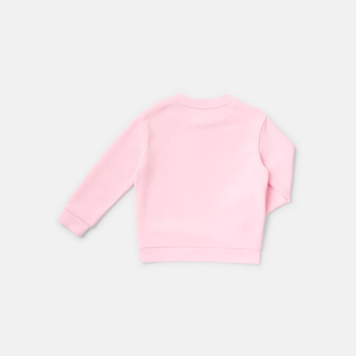 9 Basic Crew Neck Sweatshirt Light Pink, 9 of 9