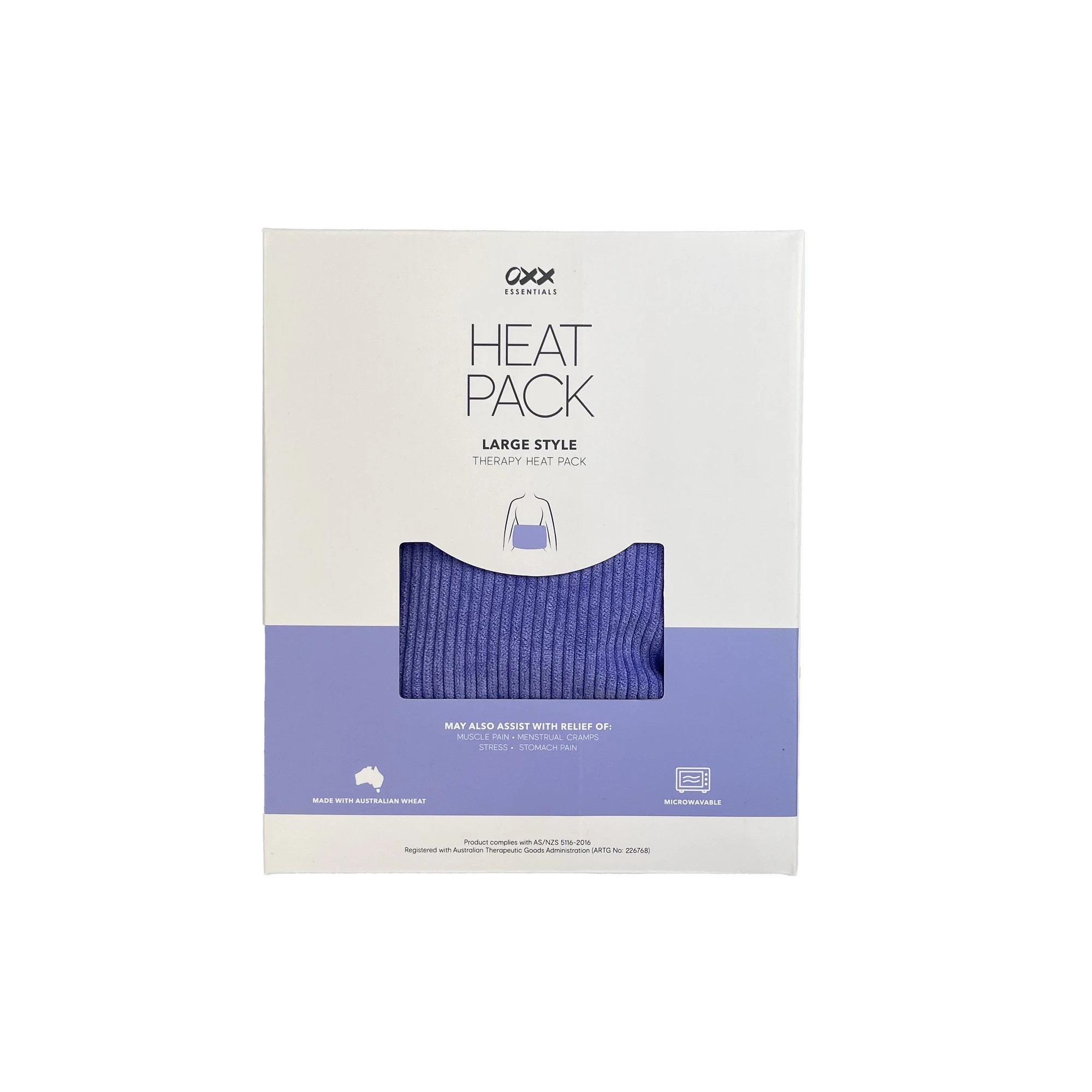 1 OXX Essentials Heat Pack Wheat Bag - Purple, 1 of 5
