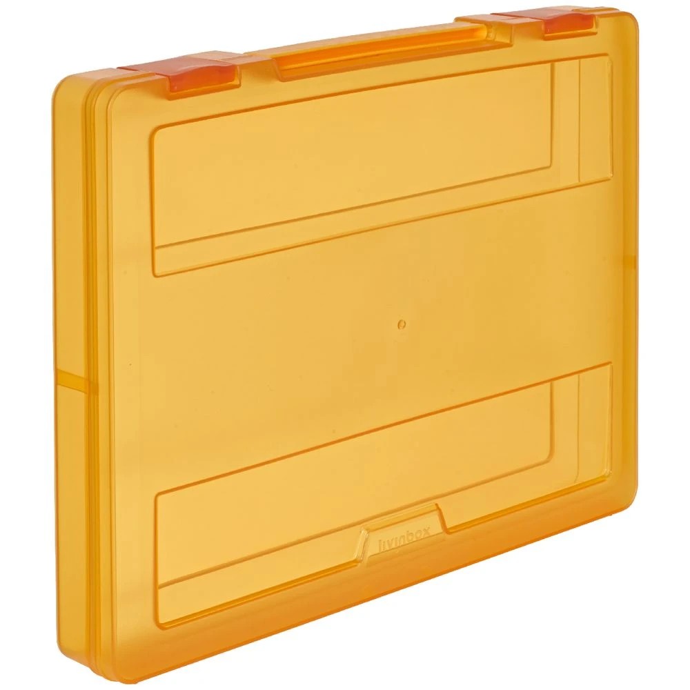 4 J.Burrows Stationery Case with Handle Orange, 4 of 4