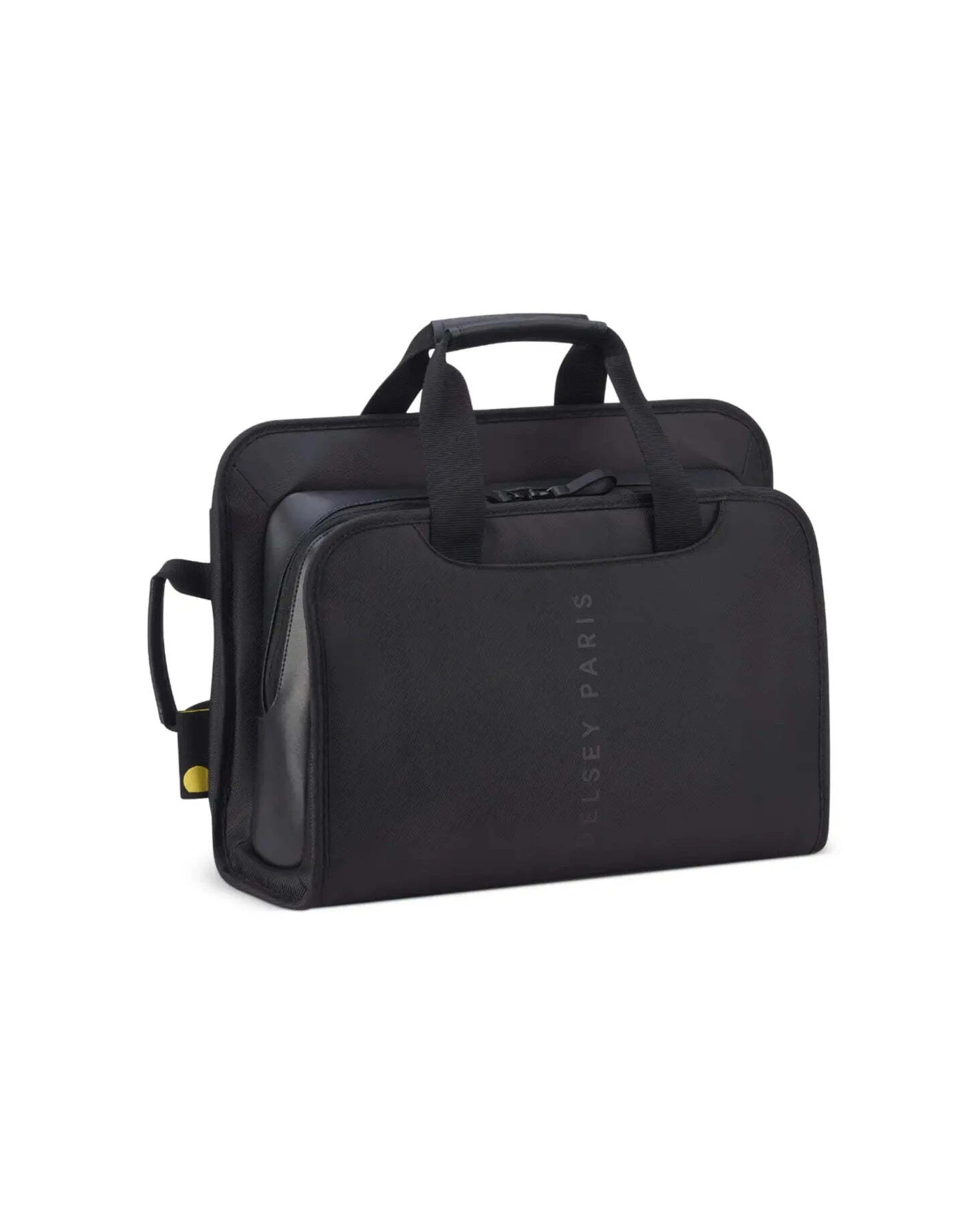 3 Delsey Luggage Arche 14in Laptop Satchel Backpack 2 in 1 RFID Data Protection - Black, 3 of 7
