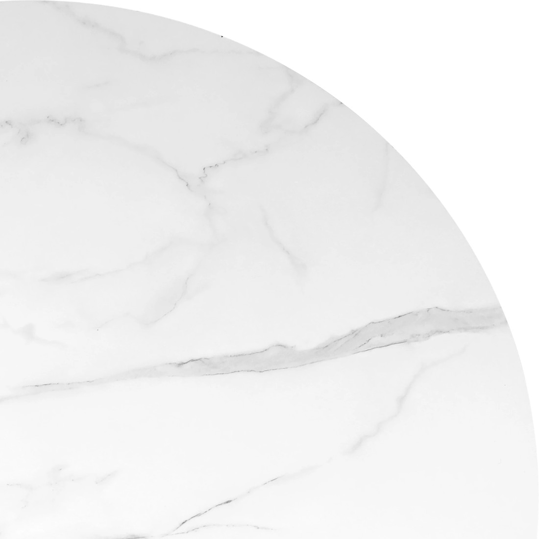 4 Levede Dining Table Round Rubberwood Base Kitchen Cafe Restaurant White 120cm, 4 of 7