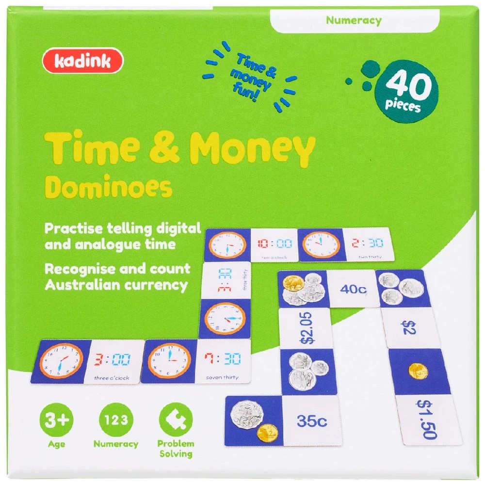 1 Kadink Time and Money Dominoes, 1 of 3