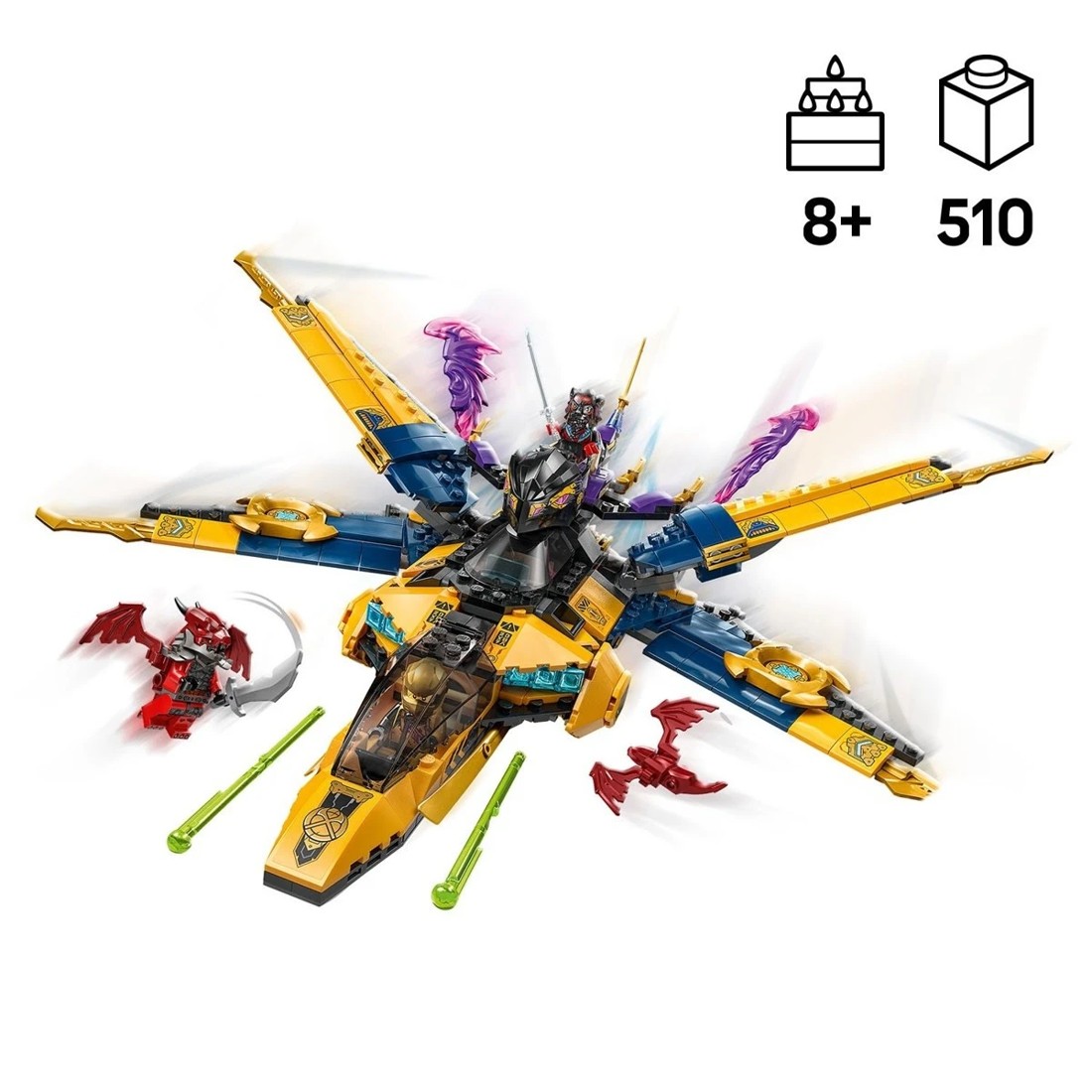 4 LEGO NINJAGO Ras and Arin's Super Storm Jet 71833, 4 of 10