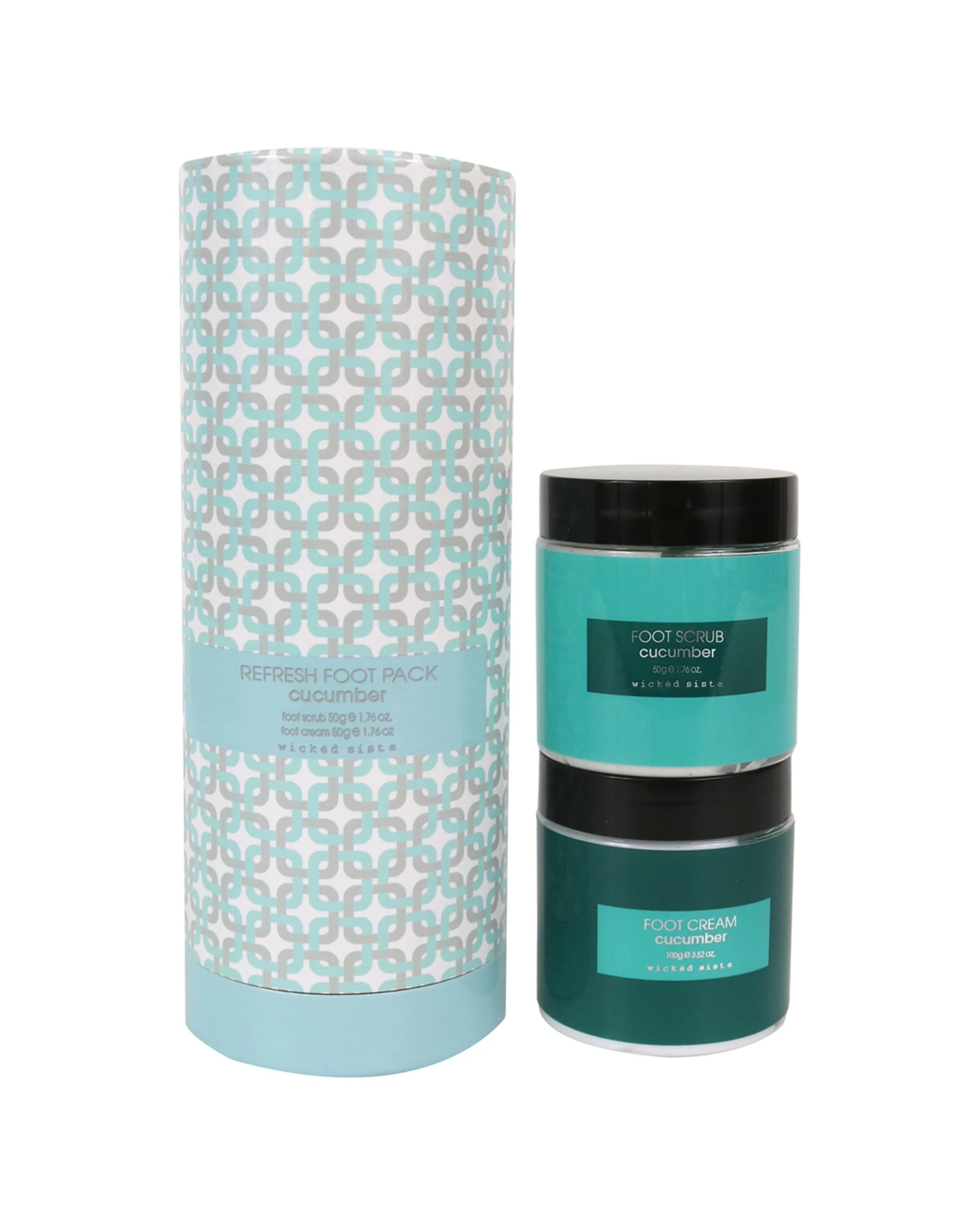 1 Wicked Sista Refresh Foot Scrub Pack Cucumber Scented - Multi, 1 of 1