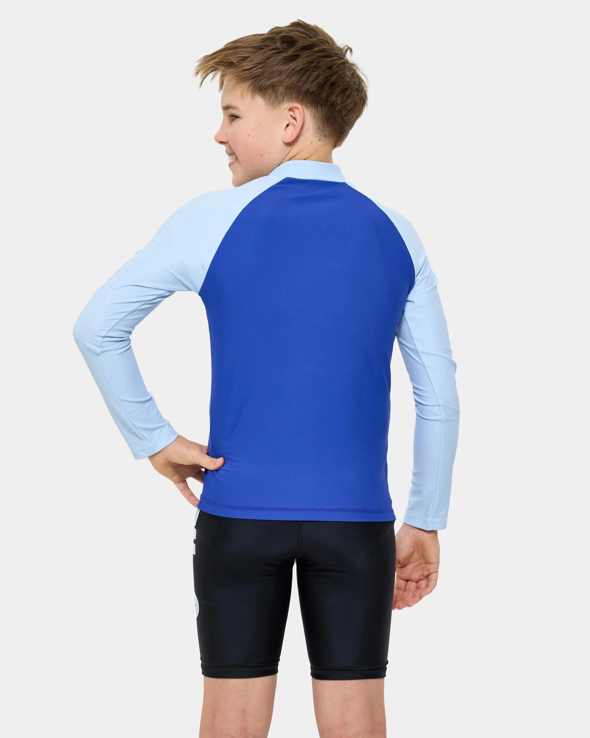 4 Fila Rocco Long Sleeve Swim Rashie BLUE, 4 of 7