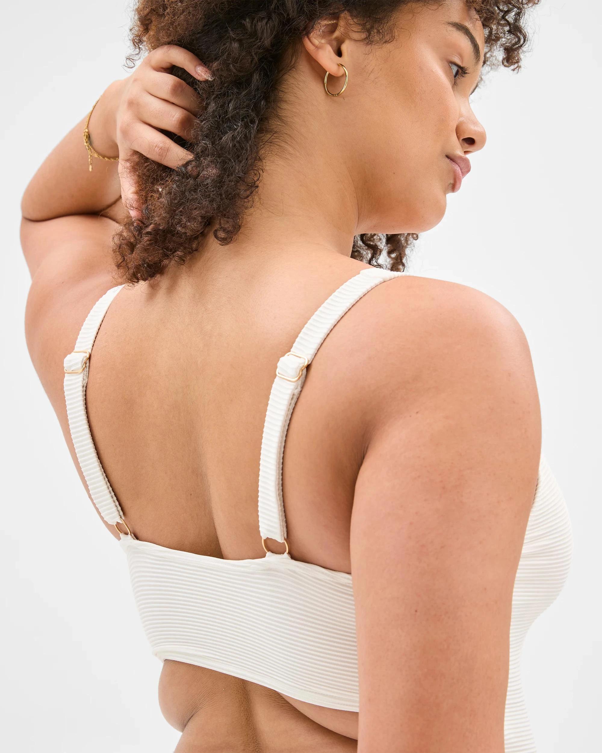 5 Target Resort Textured V-Neck One Piece Bathers PORCELAIN, 5 of 6