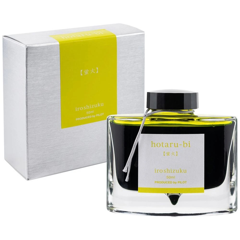 1 PILOT Iroshizuku Fountain Pen Ink 50mL Firefly Glow, 1 of 3