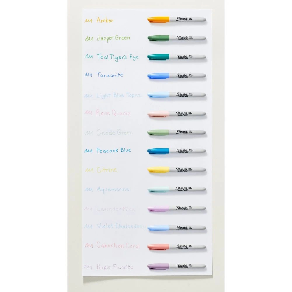 2 Sharpie Fine Permanent Markers Mystic Gems 24 Pack, 2 of 5