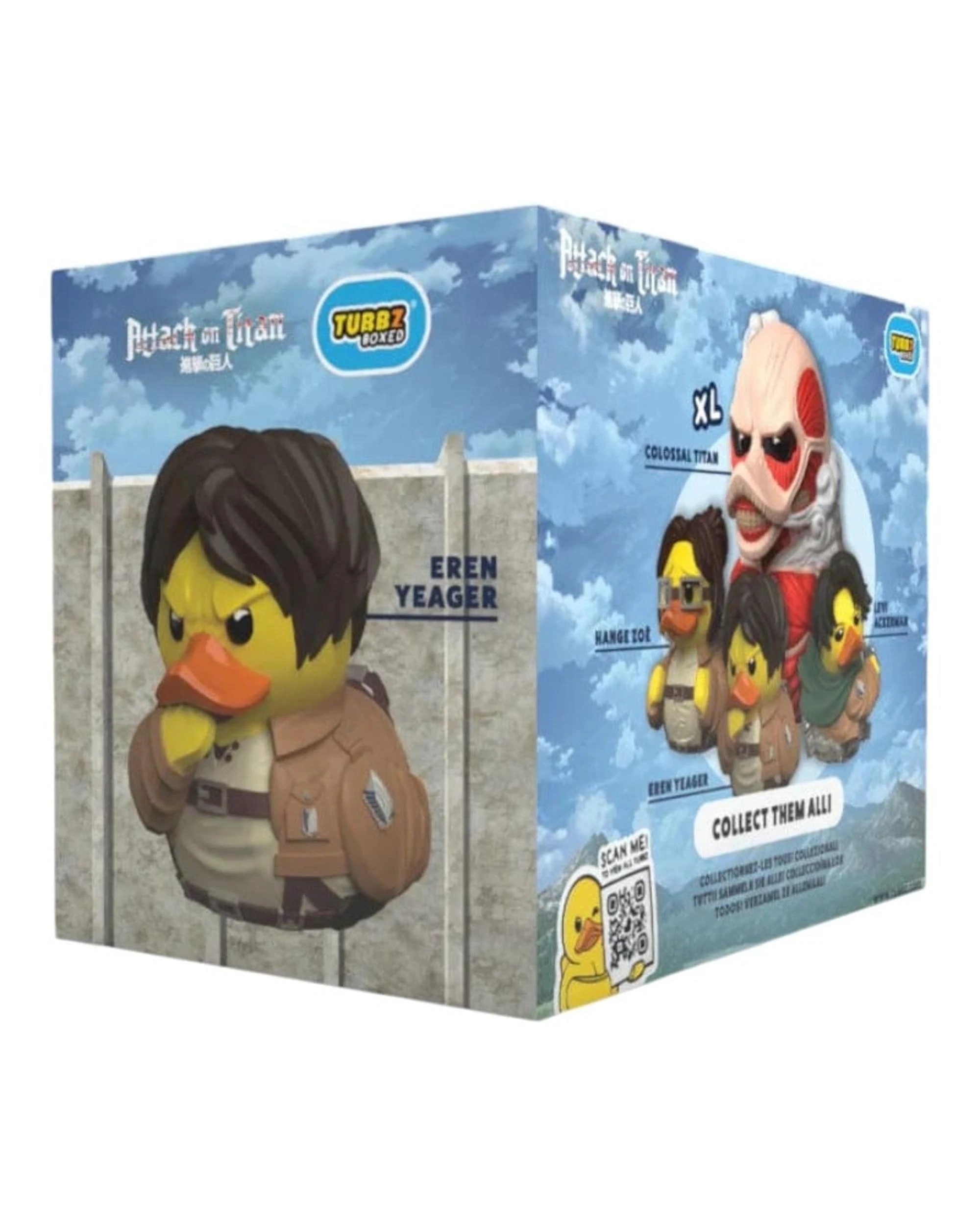 3 TUBBZ Attack on Titan Eren Yeager Boxed Edition Cosplaying Duck Figure, 3 of 3