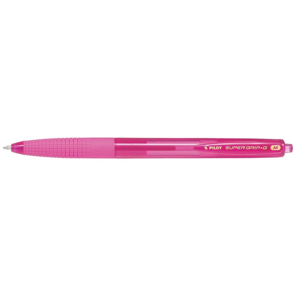 1 PILOT Super Grip G Ballpoint Pen 1mm Pink, 1 of 4