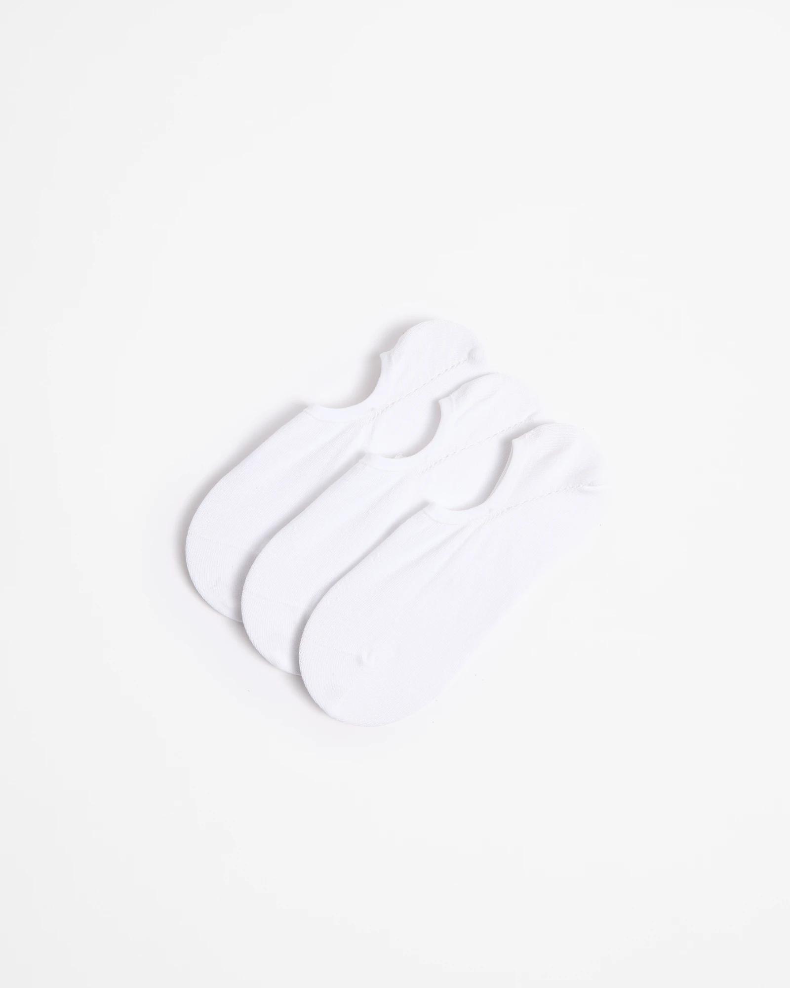 1 Target Active Australian Cotton Blend 3 Pack No Show Socks WHITE, 1 of 3