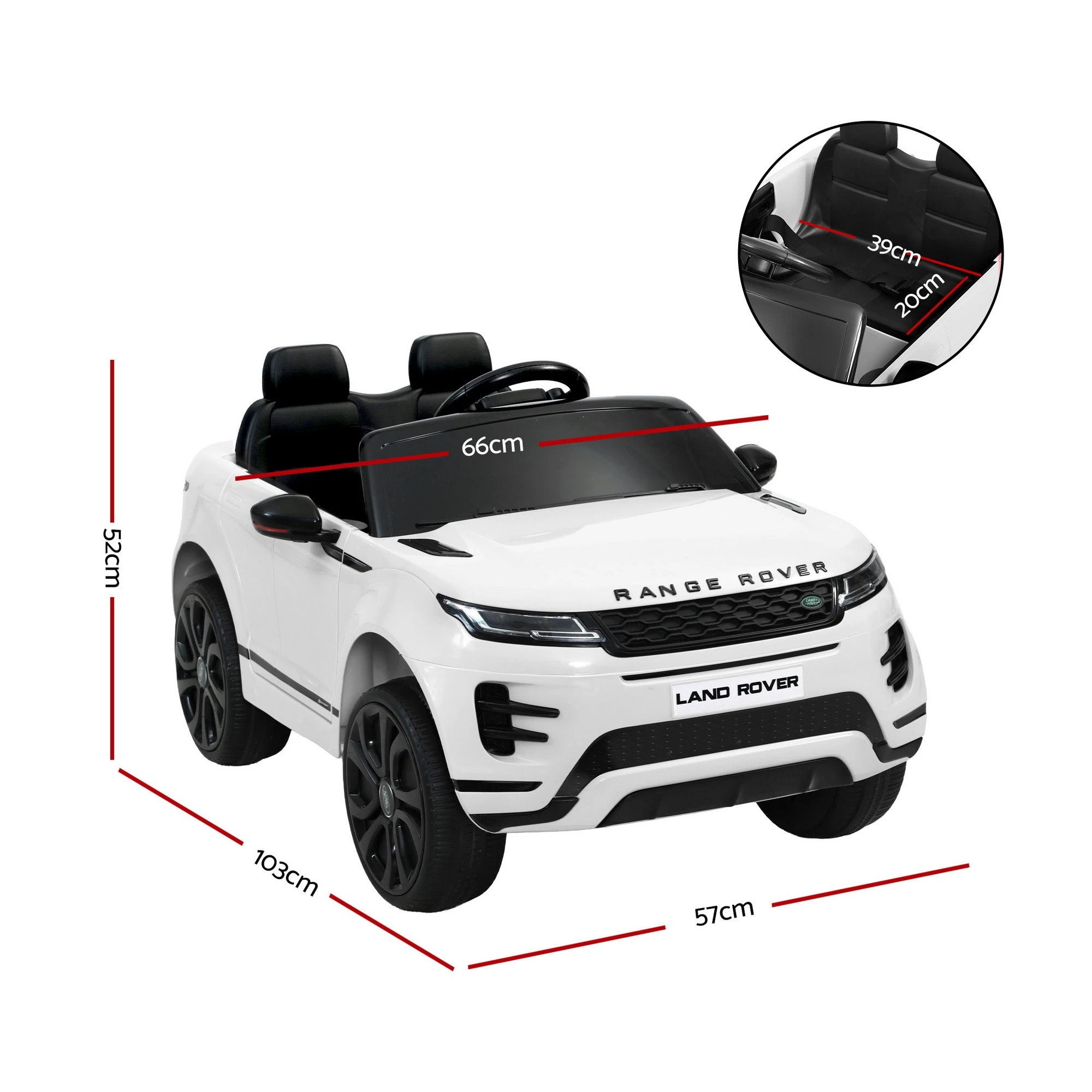 Rigo Ride On Car Land Rover Licensed Kids Electric Cars Parents Remote ...